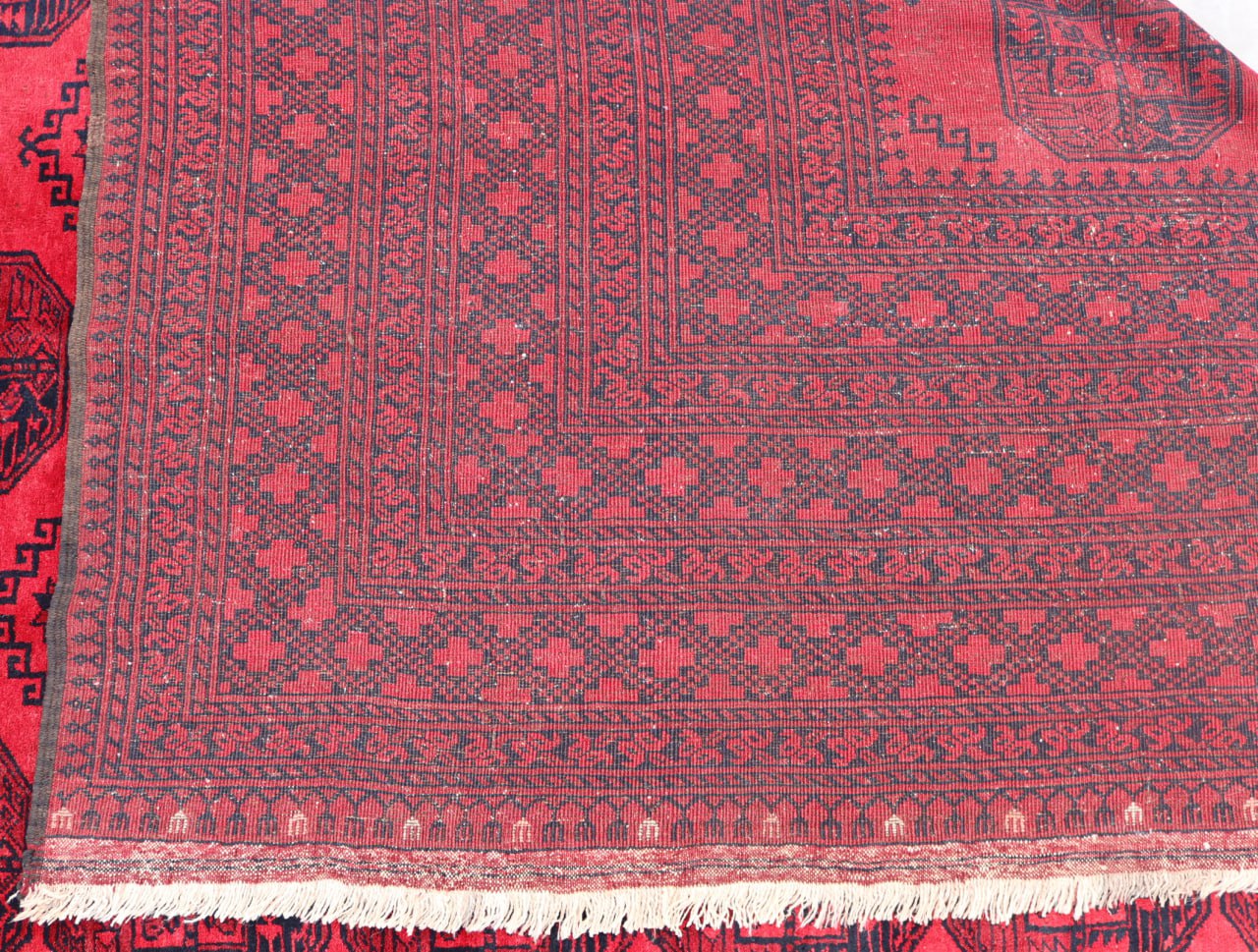10x12 ft Large Afghan Antique Area Rug,Collectors Piece Rug, 100% Handspun Wool On Wool Soft Rug