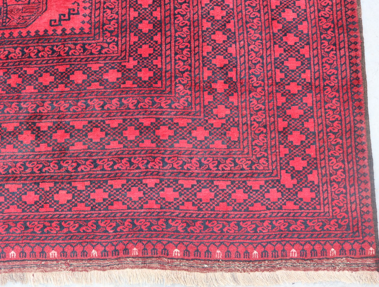 10x12 ft Large Afghan Antique Area Rug,Collectors Piece Rug, 100% Handspun Wool On Wool Soft Rug