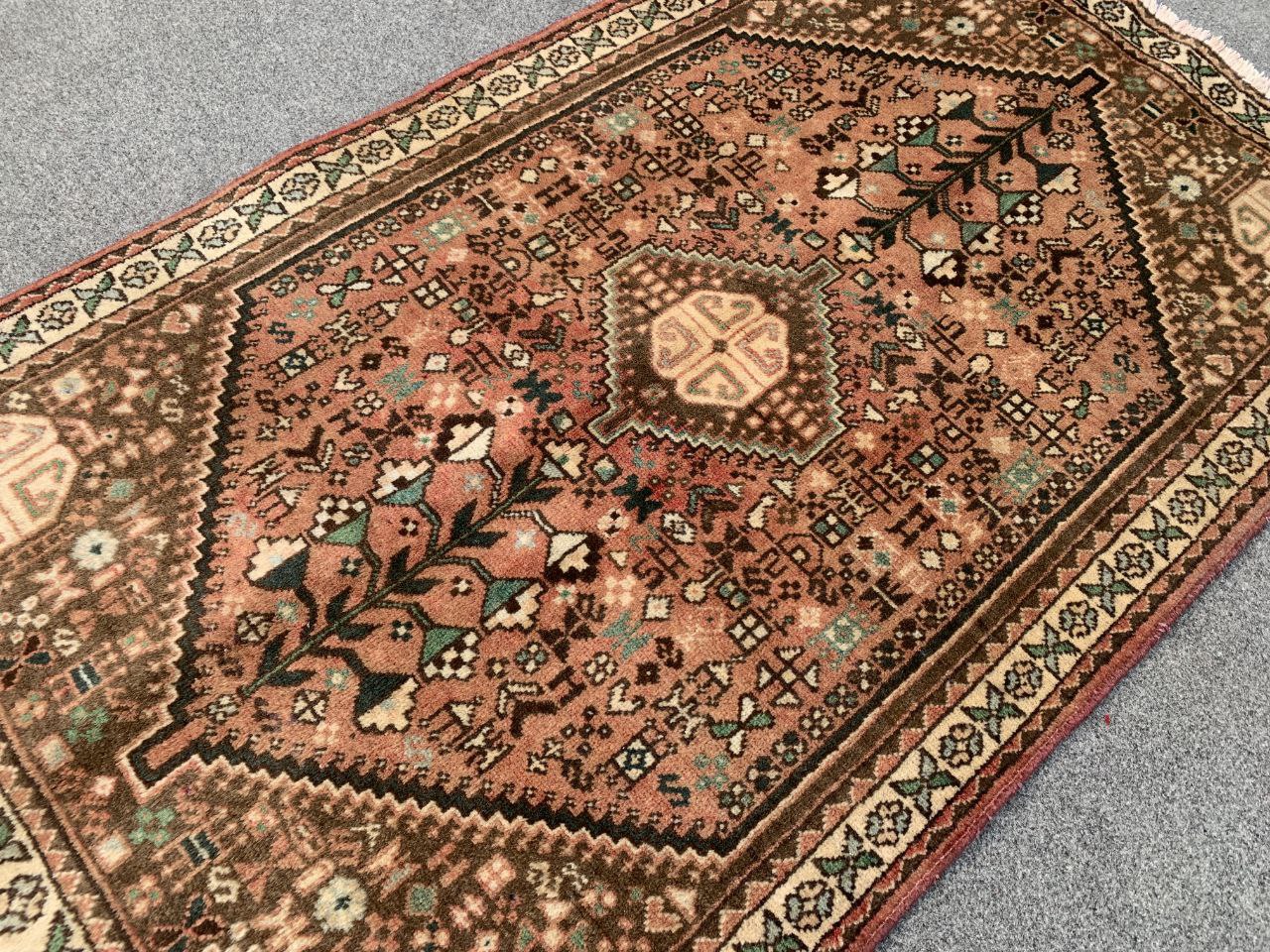 3x4 ft Vintage Oriental Antique Handmade Wool Area Rug