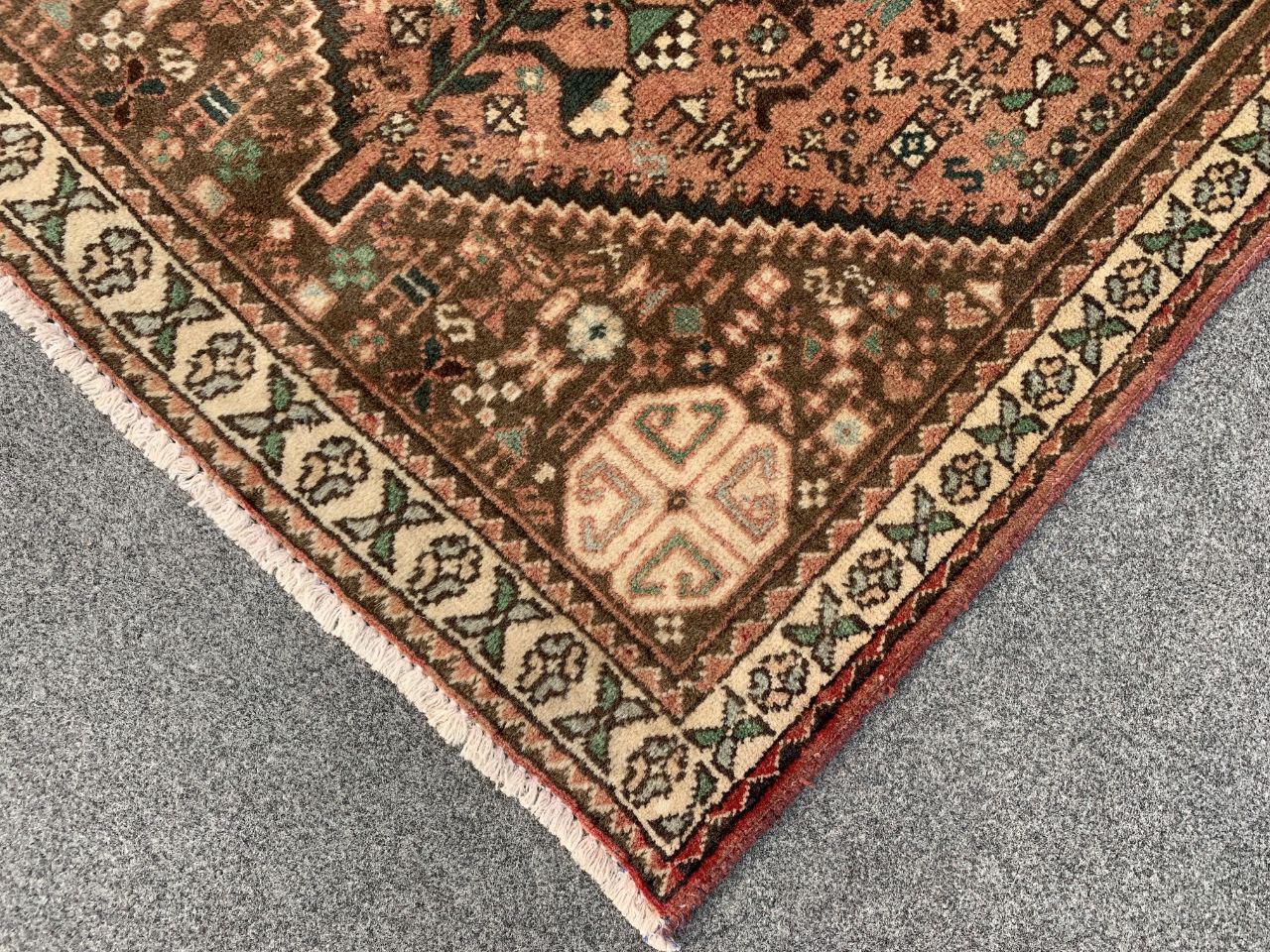3x4 ft Vintage Oriental Antique Handmade Wool Area Rug