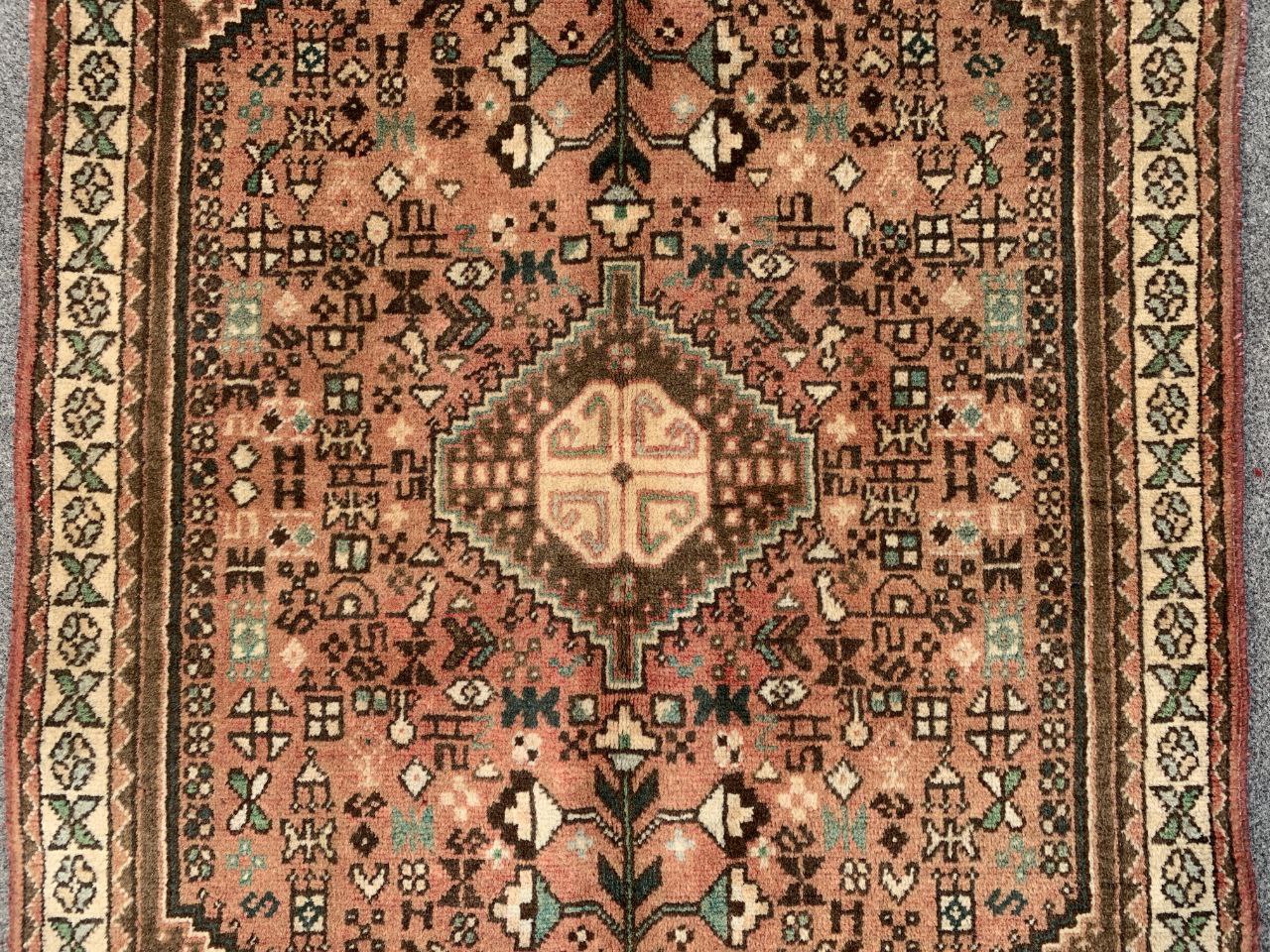 3x4 ft Vintage Oriental Antique Handmade Wool Area Rug