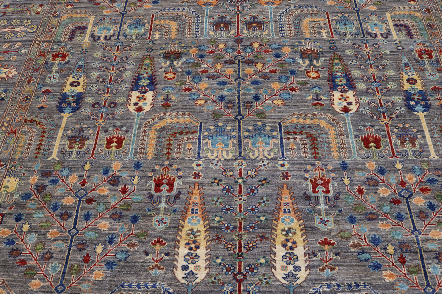 9x12 ft Tree Of Life Rug - Caucasian Oriental Rug - Traditional Wool Tribal Rug - Bedroom Rug