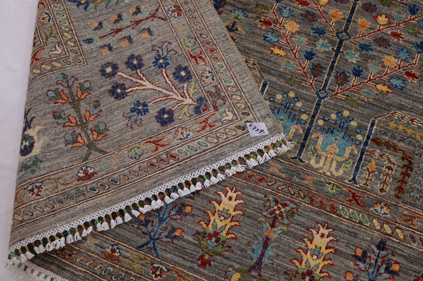 9x12 ft Tree Of Life Rug - Caucasian Oriental Rug - Traditional Wool Tribal Rug - Bedroom Rug