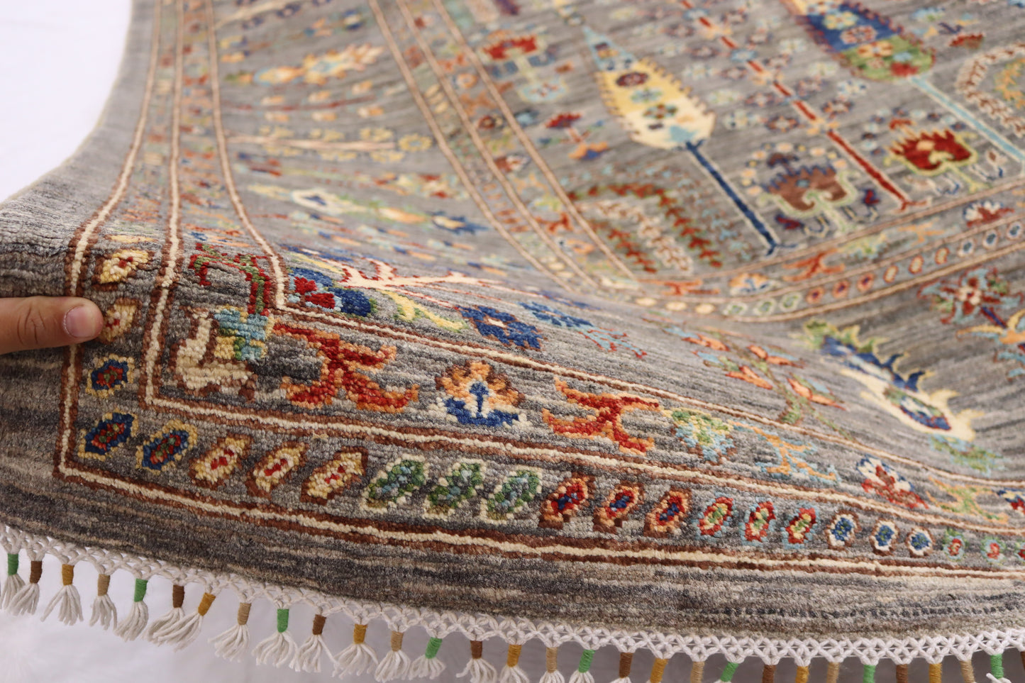 9x12 ft Tree Of Life Rug - Caucasian Oriental Rug - Traditional Wool Tribal Rug - Bedroom Rug