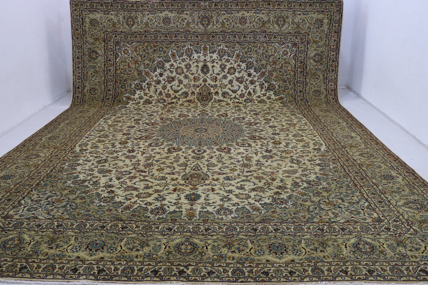 9.8 x 12.10 - Vintage Persian Style Hand Made rug.Traditional High Quality Wool Rug , Exquisite Rug