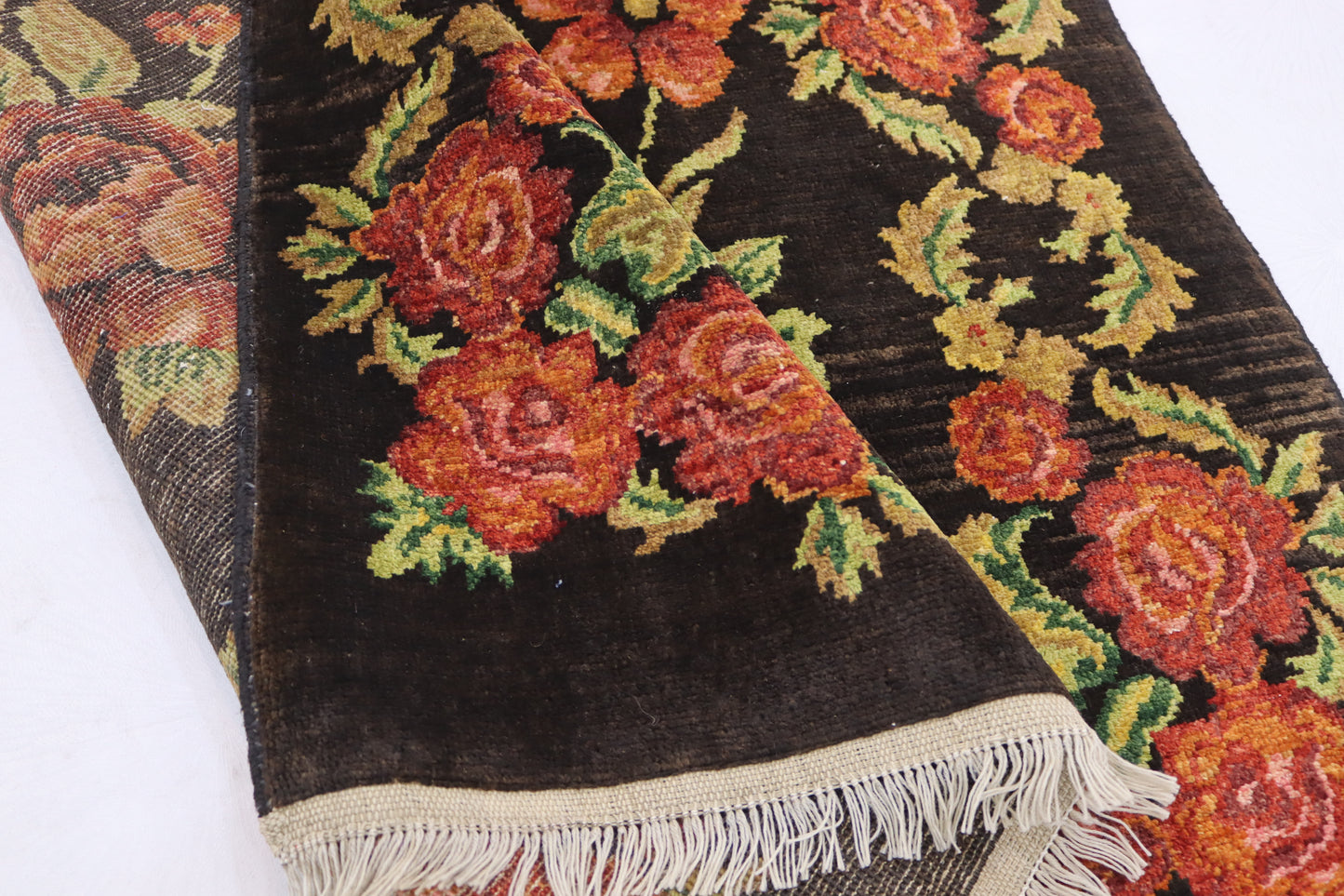 3"11 X 6'11 Ft. Antique Fine Quality Vintage Handmade Tribal Wool Rug, chobi ghazni wool rug