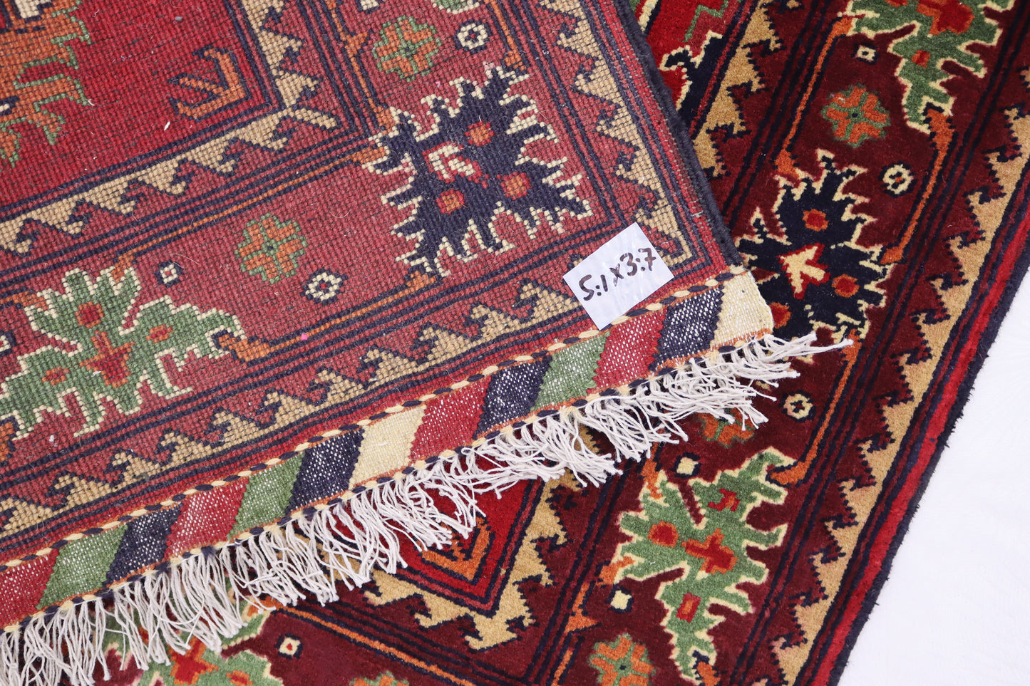 4x5 ft Traditional Afghan rug, from the provenance KARGAI