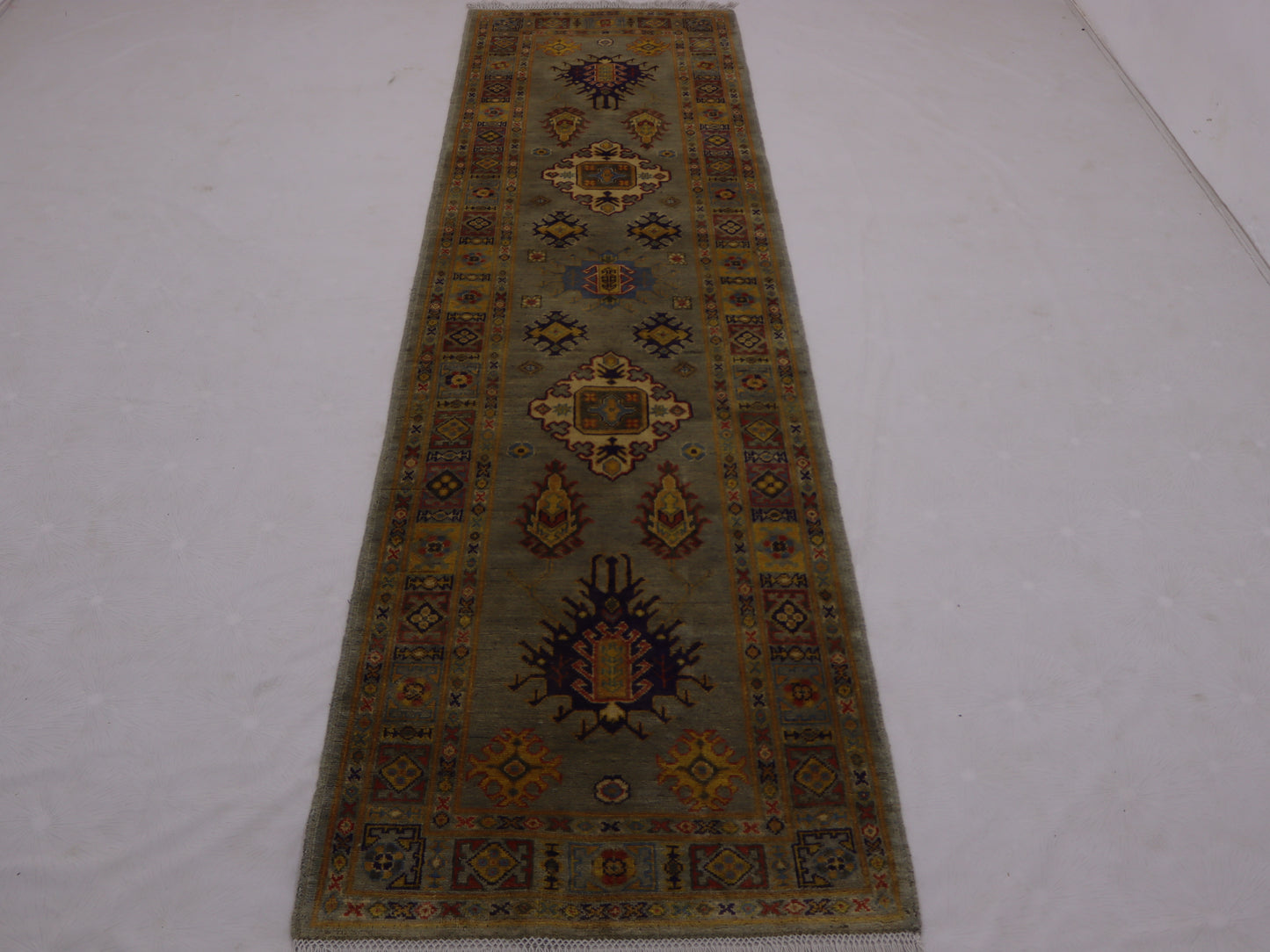 3x10 ft handmade afghan Kazak runner rug