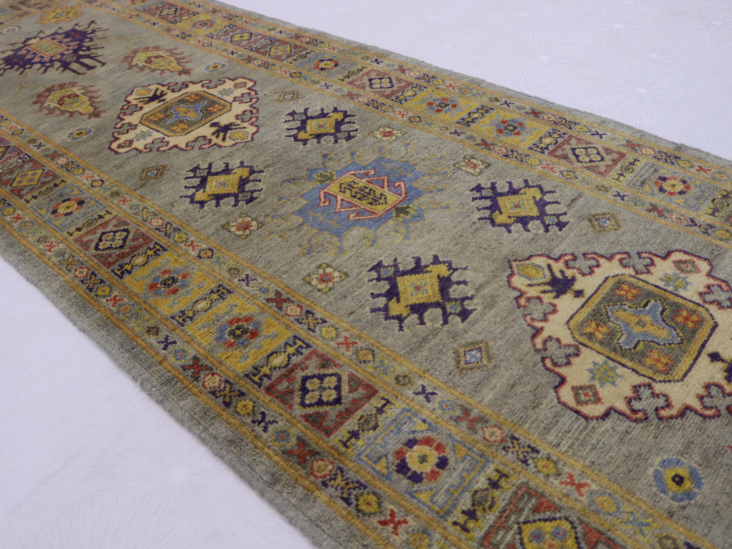 3x10 ft handmade afghan Kazak runner rug