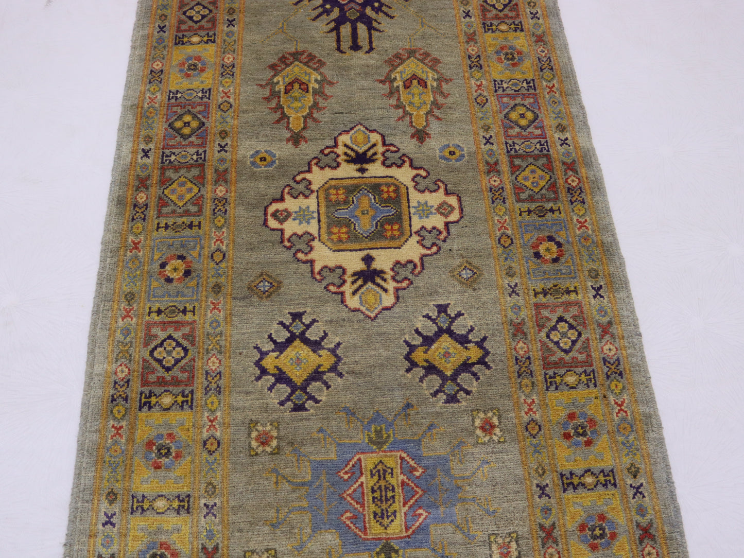 3x10 ft handmade afghan Kazak runner rug