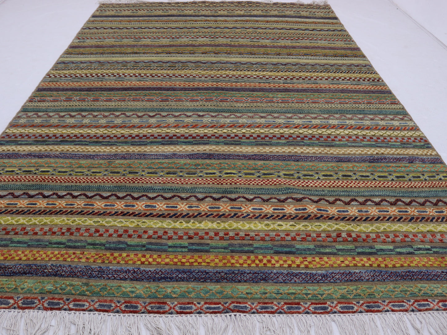 7x10 ft Afghan hand knotted berjista chobi rugs
