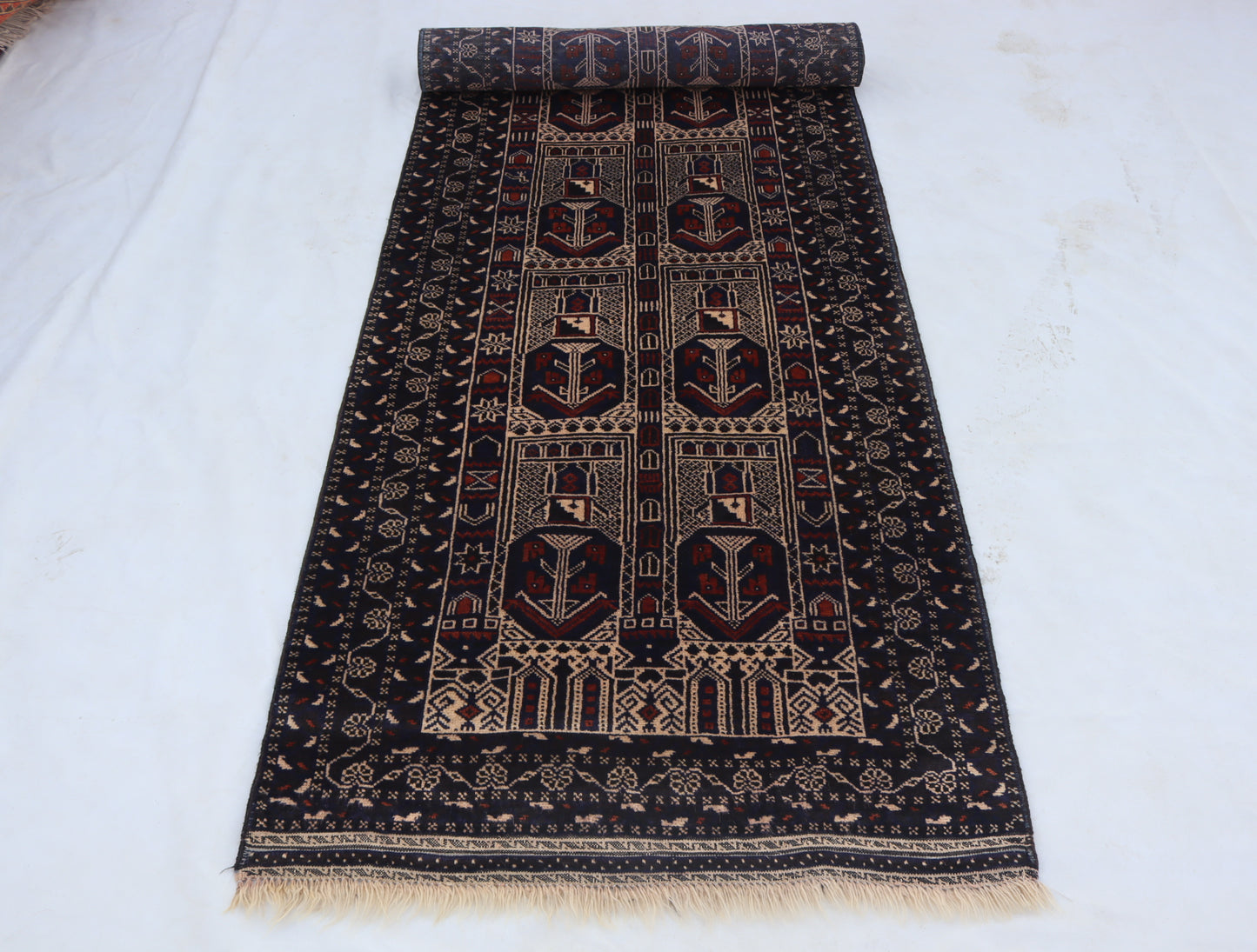 3x10 ft Antique Balu chi Hand knotted Rug,afghan baluchi runner rug , one of kind rug,
