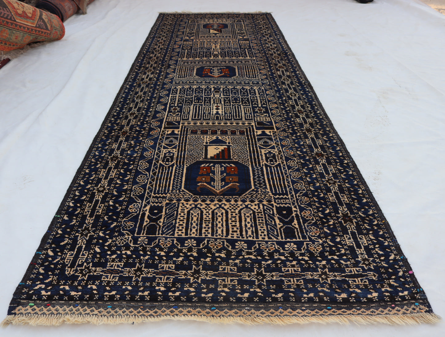 3x10 ft Antique Balu chi Hand knotted Rug,afghan baluchi runner rug , one of kind rug,