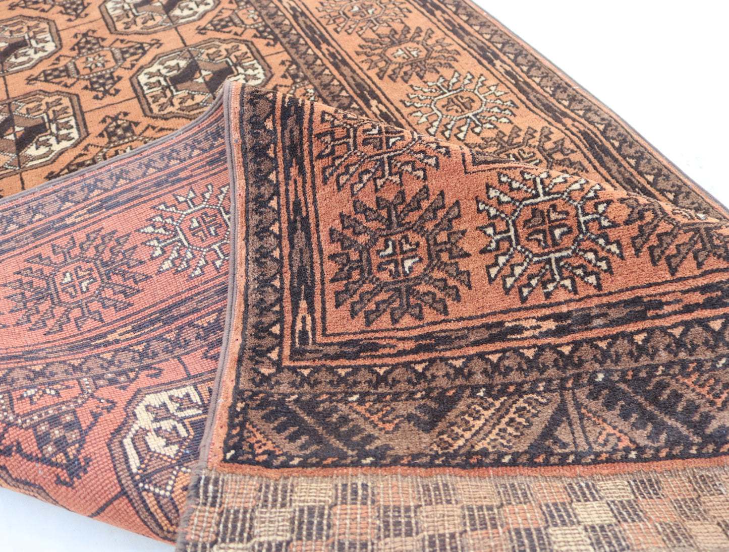3x10 ft 1920s Antique Tekke Ahal Runner , Collectors Piece Red Vintage Ersari Rug, Afghan Oriental Turkmen Rug, One of Kind Hallway Rug