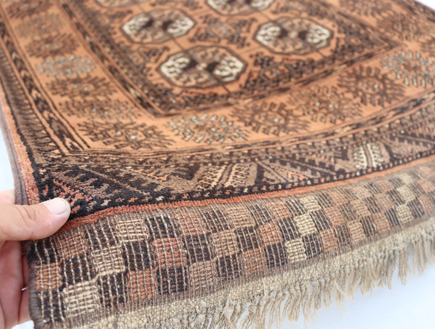 3x10 ft 1920s Antique Tekke Ahal Runner , Collectors Piece Red Vintage Ersari Rug, Afghan Oriental Turkmen Rug, One of Kind Hallway Rug