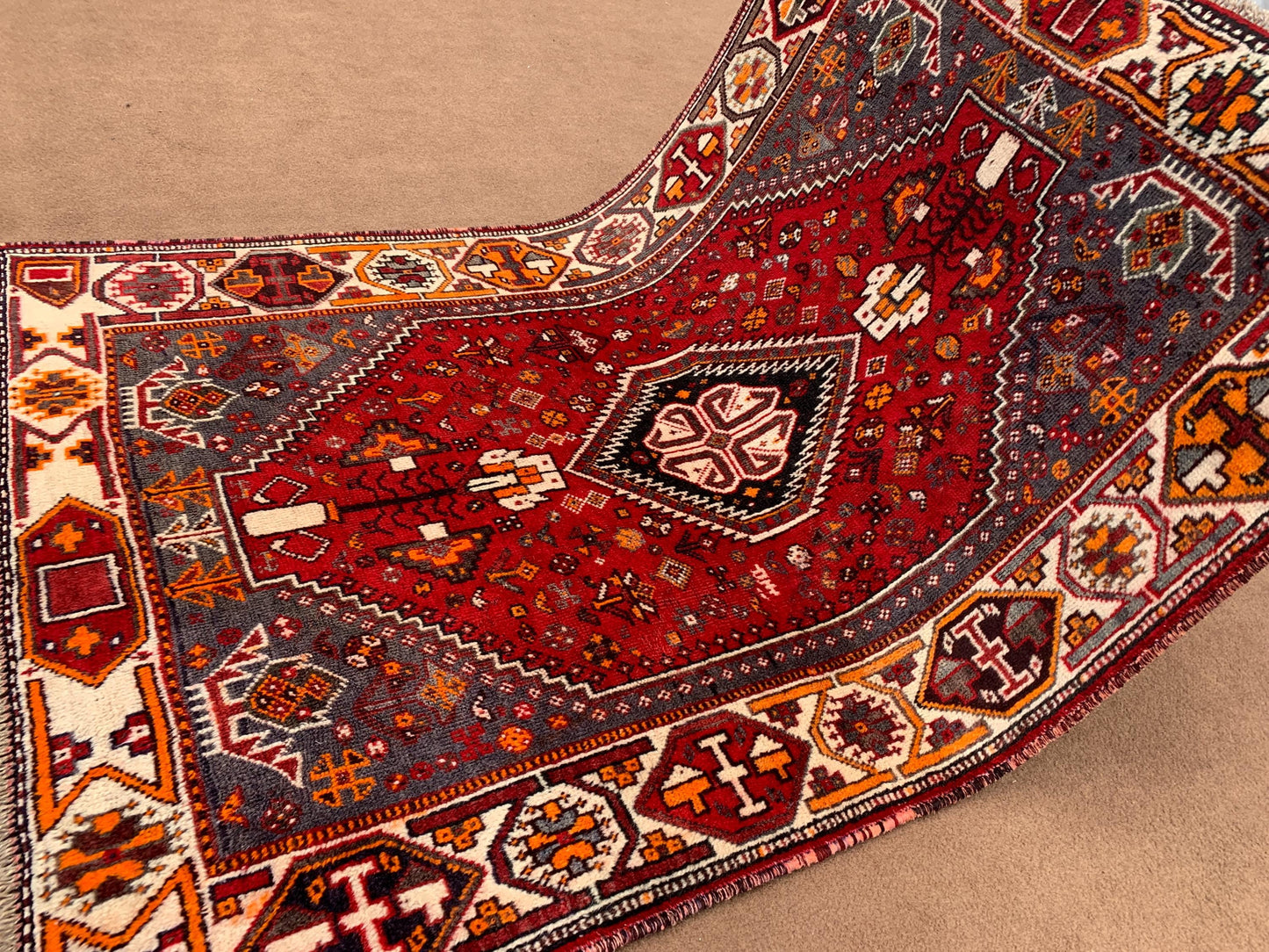 4x5 ft Afghan Caucasian Rug