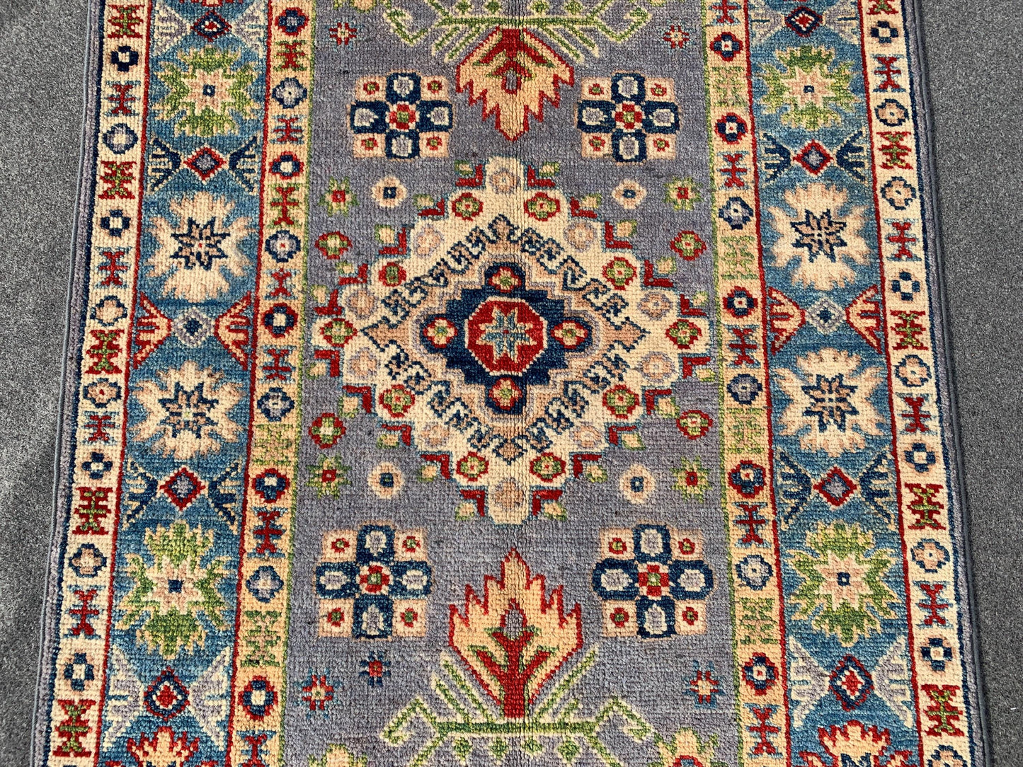 Kazak Runner Rug 3x10 ft Afghan Handmade Wool Runner Rug,