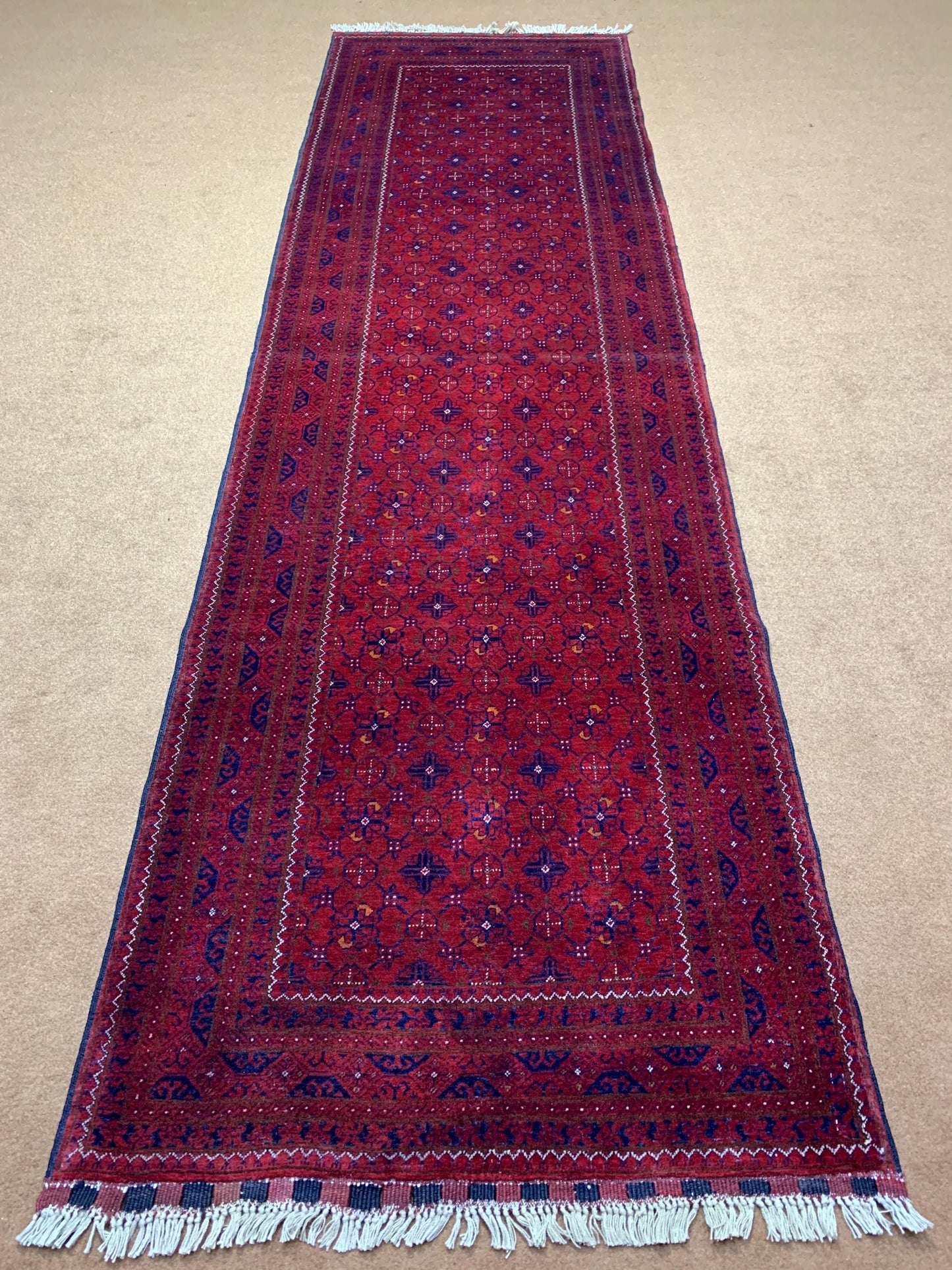 3x9 Red Runner Mowri Design rug
