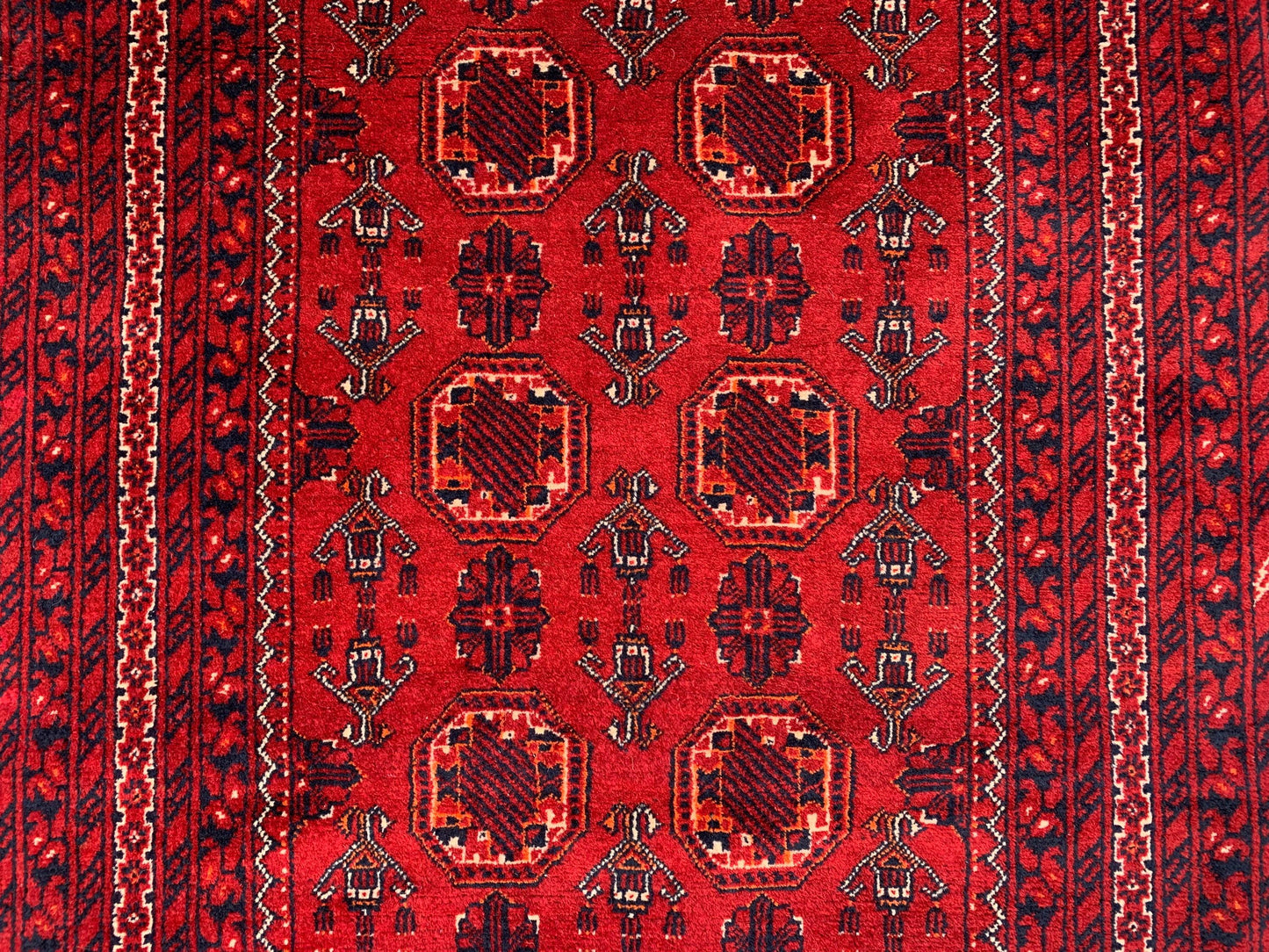 3x9 Afghan Kunduzi Runner Rug
