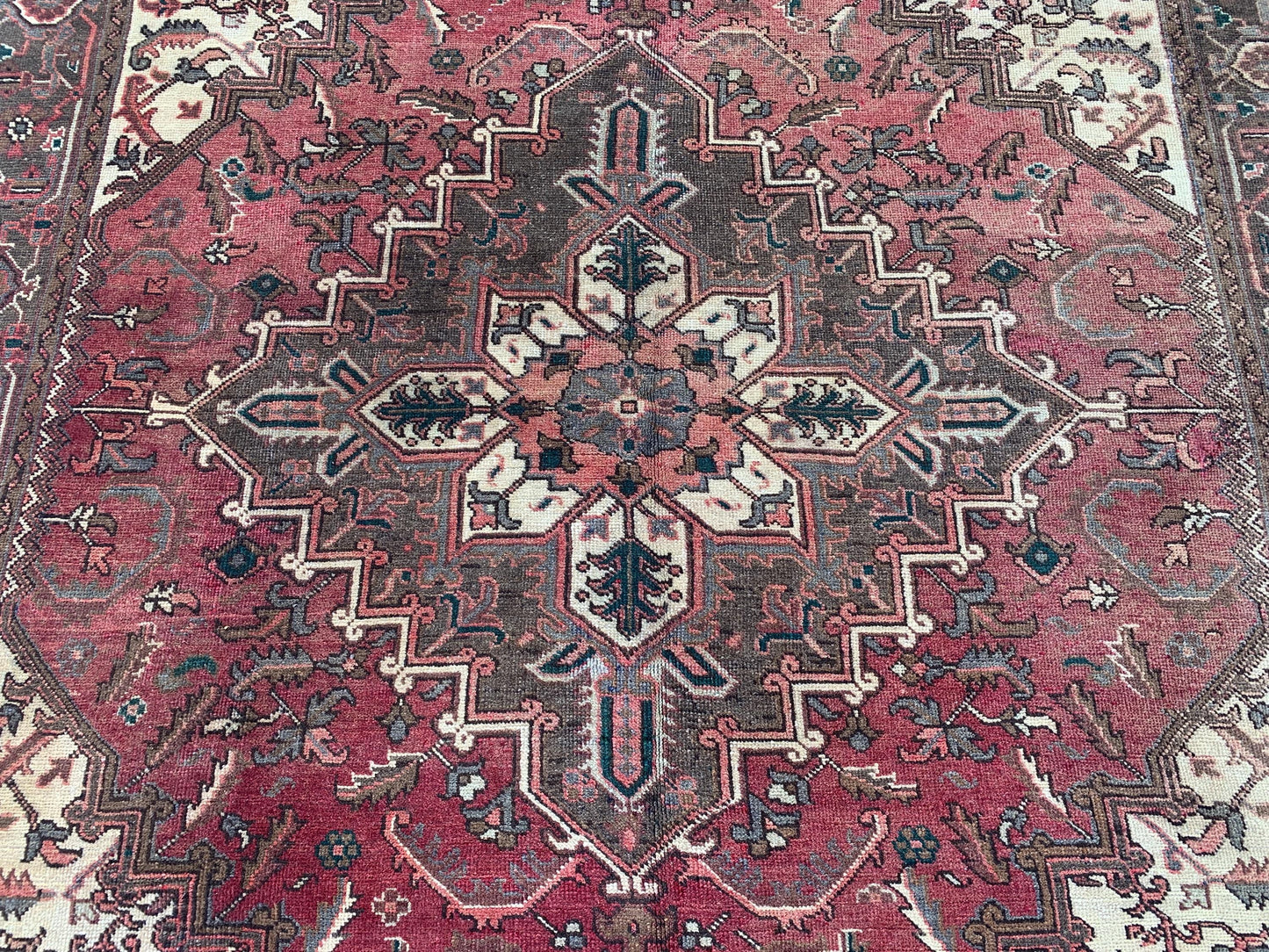 Antique Tabriz Rug 7x10 ft Oriental Wool Rug