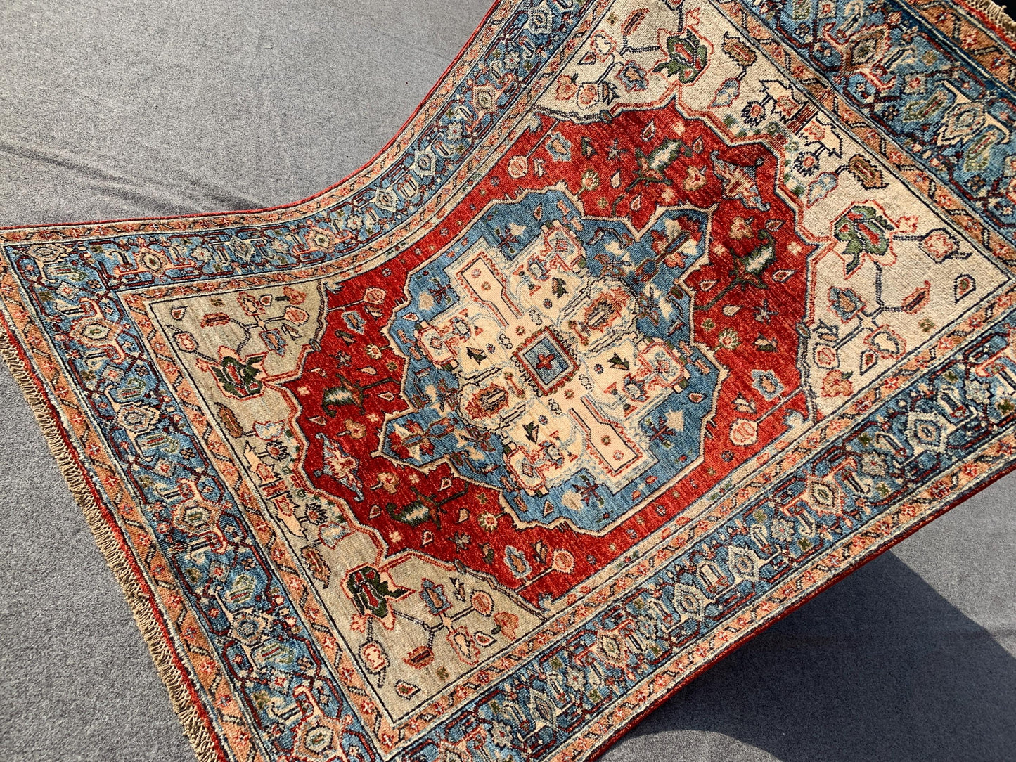 Harez Rug 4x6 ft Afghan Handmade Wool Rug