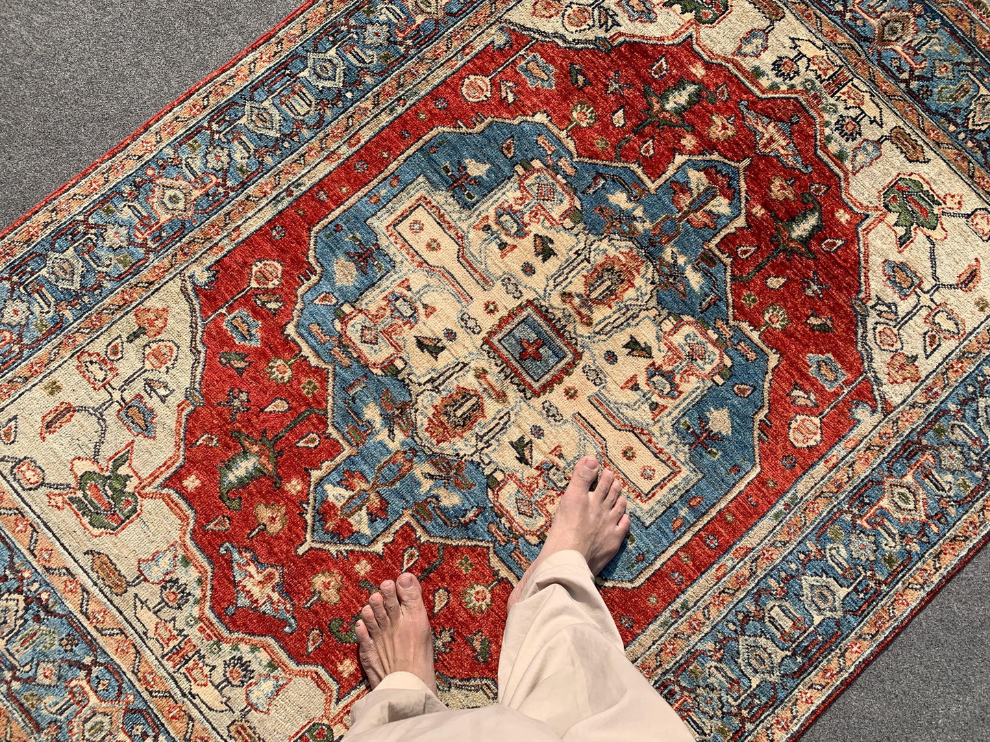 Harez Rug 4x6 ft Afghan Handmade Wool Rug
