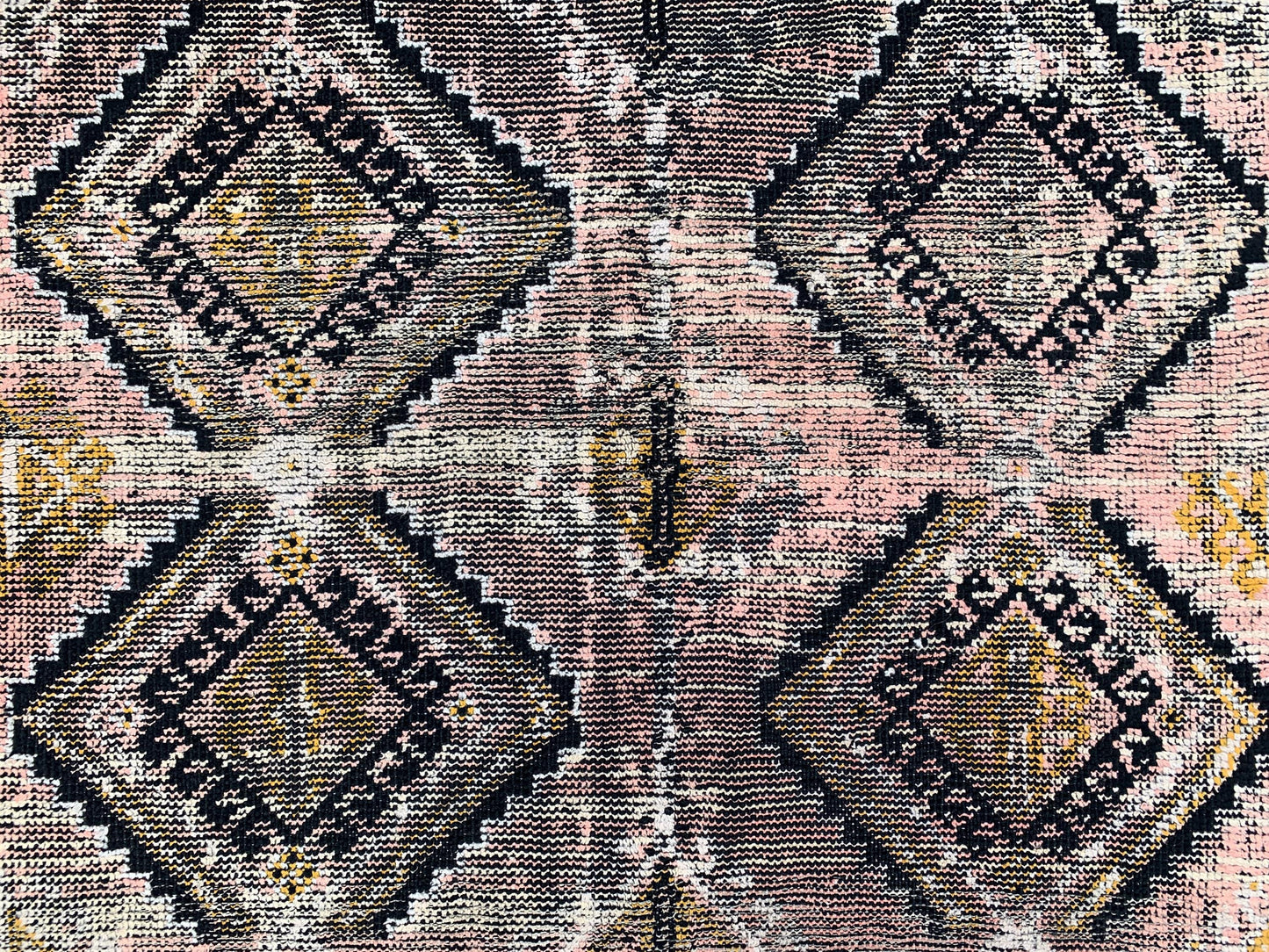 4x7 ft Afghan 1950s Antique Rug
