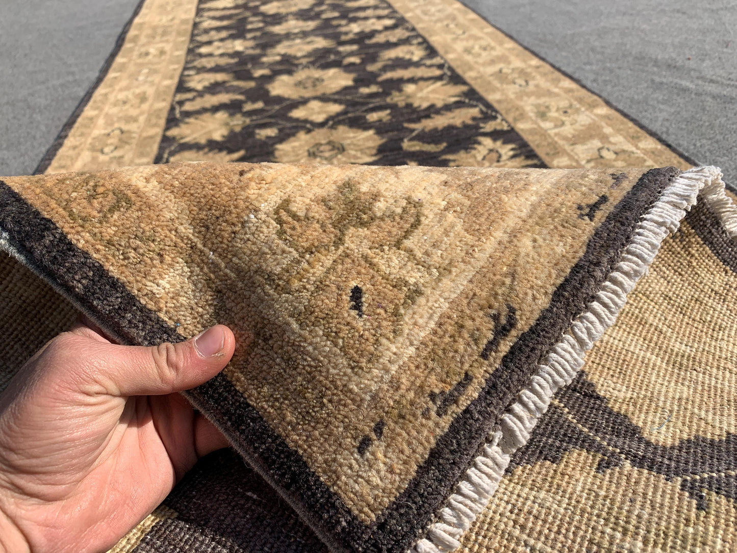 Afghan Runner Rug 3x11 ft Handmade Turkmen Rug Floral Chobi Rug Oriental Wool Rug Natural dyes Rug 80x320 cm Hallway Runner Rug Kitchen Rug.