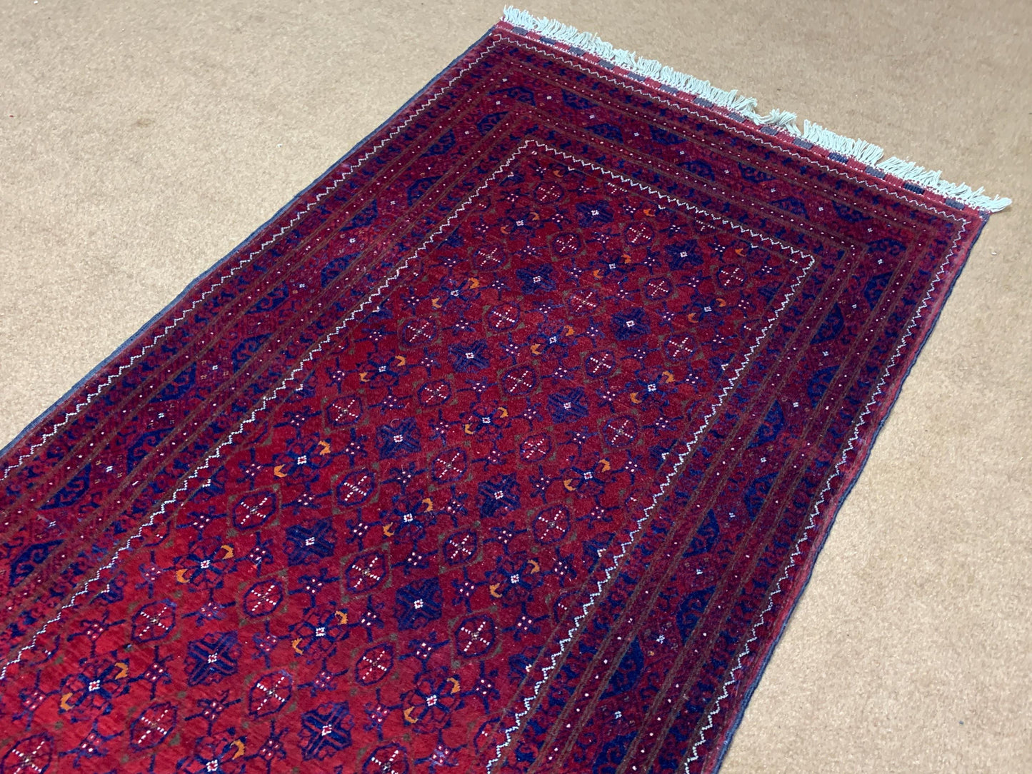 3x9 Red Runner Mowri Design rug