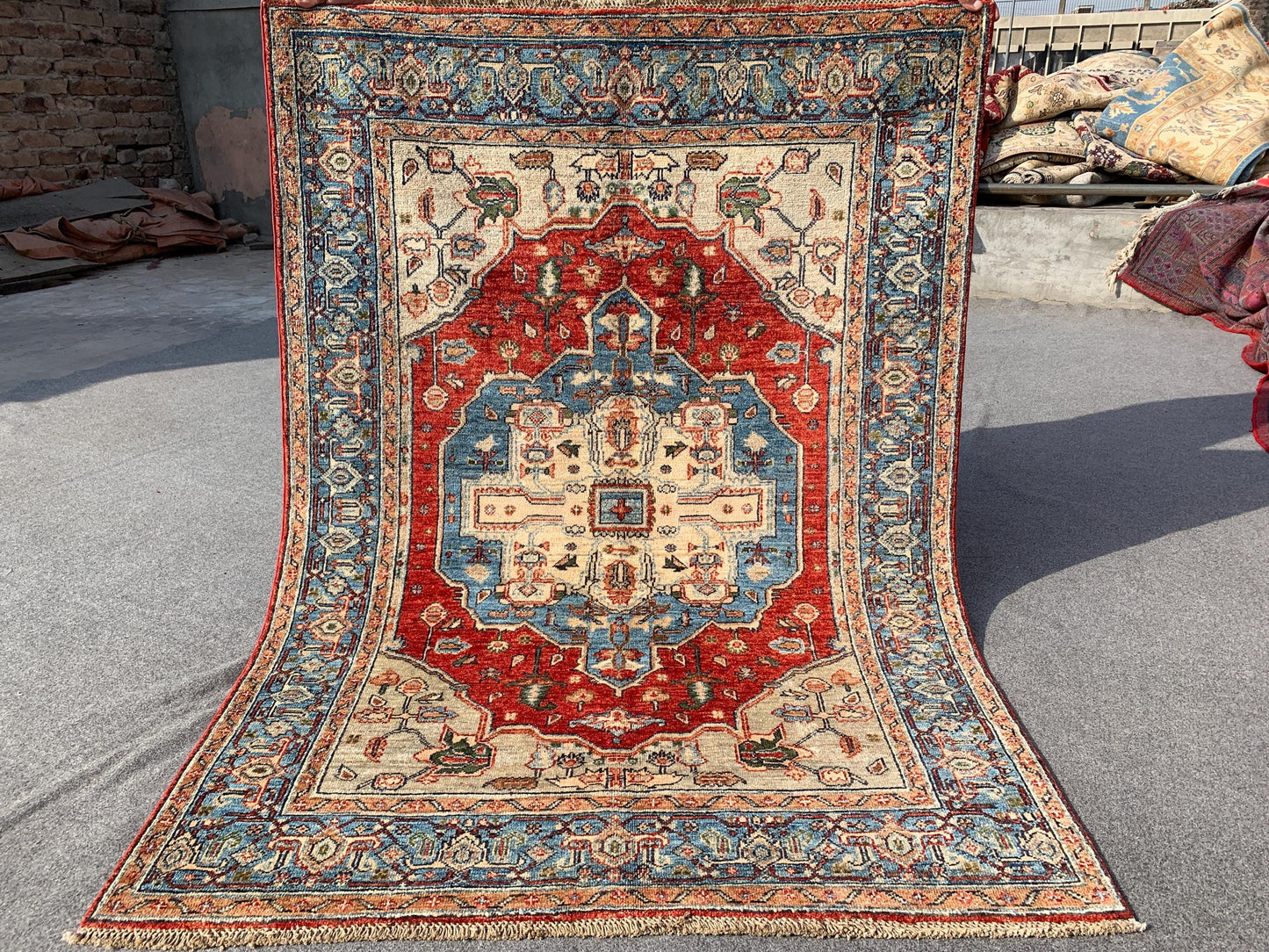 Harez Rug 4x6 ft Afghan Handmade Wool Rug