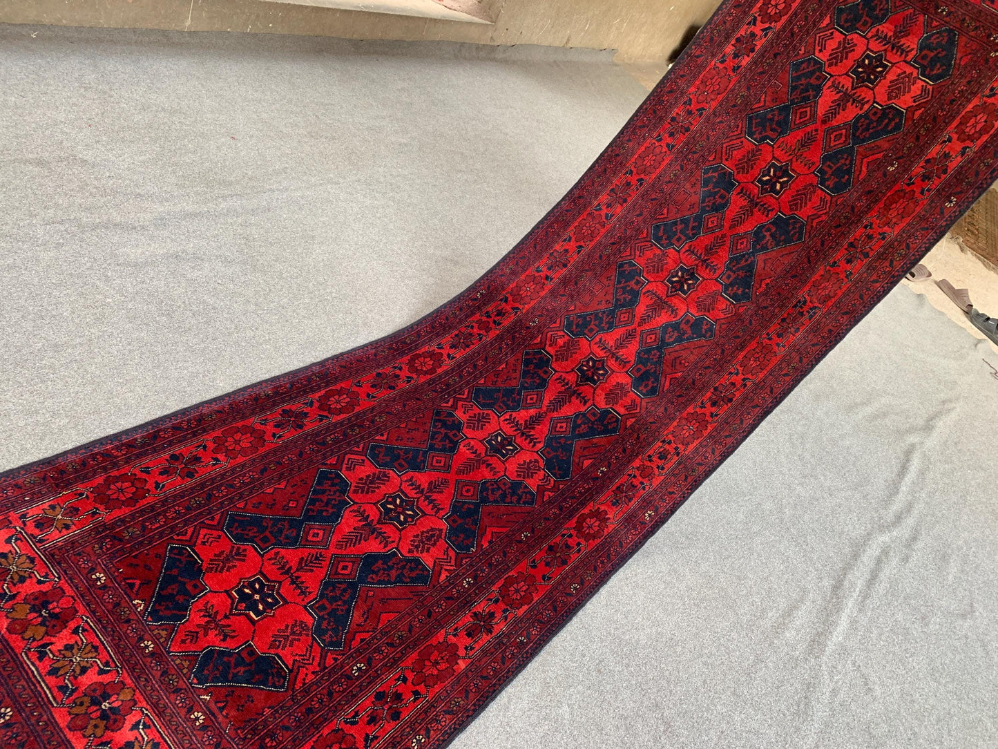 Beljek Bukhara Runner Rug 3x10 ft Handmade Afghan Rug,
