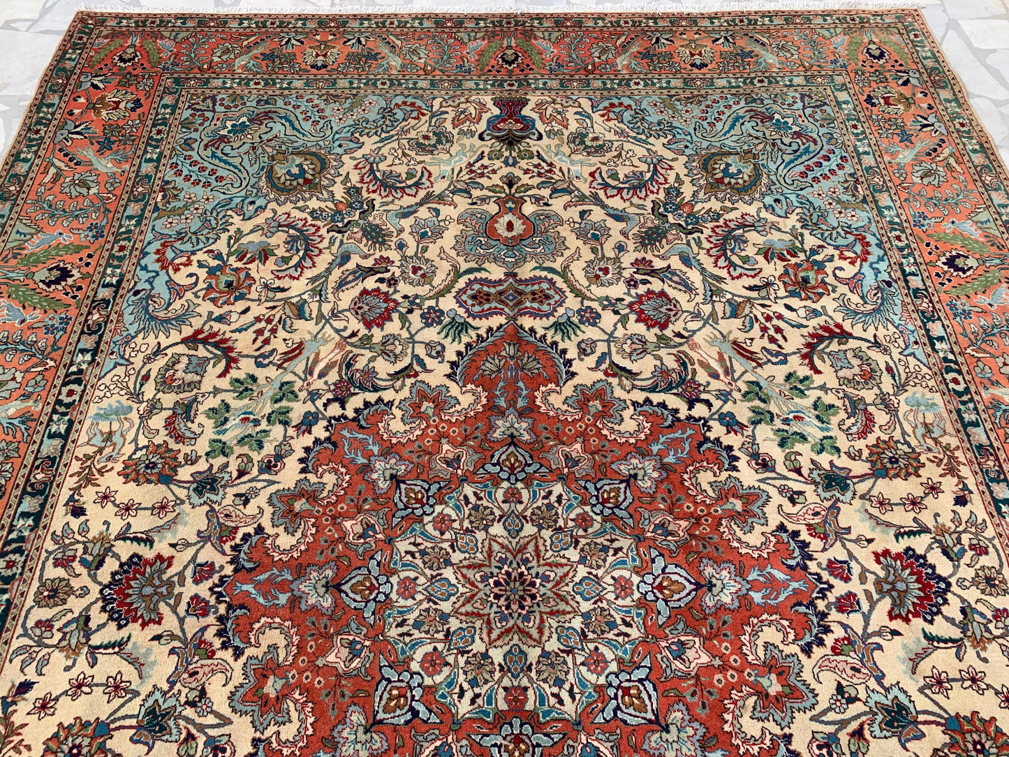 Vintage Pictorial Animal Rug, Turkish design Rug, Hand Knotted Wool Rug, Shikar Gah Rug, One of a kind Rug, Dining Room Living Room Rug 8x11