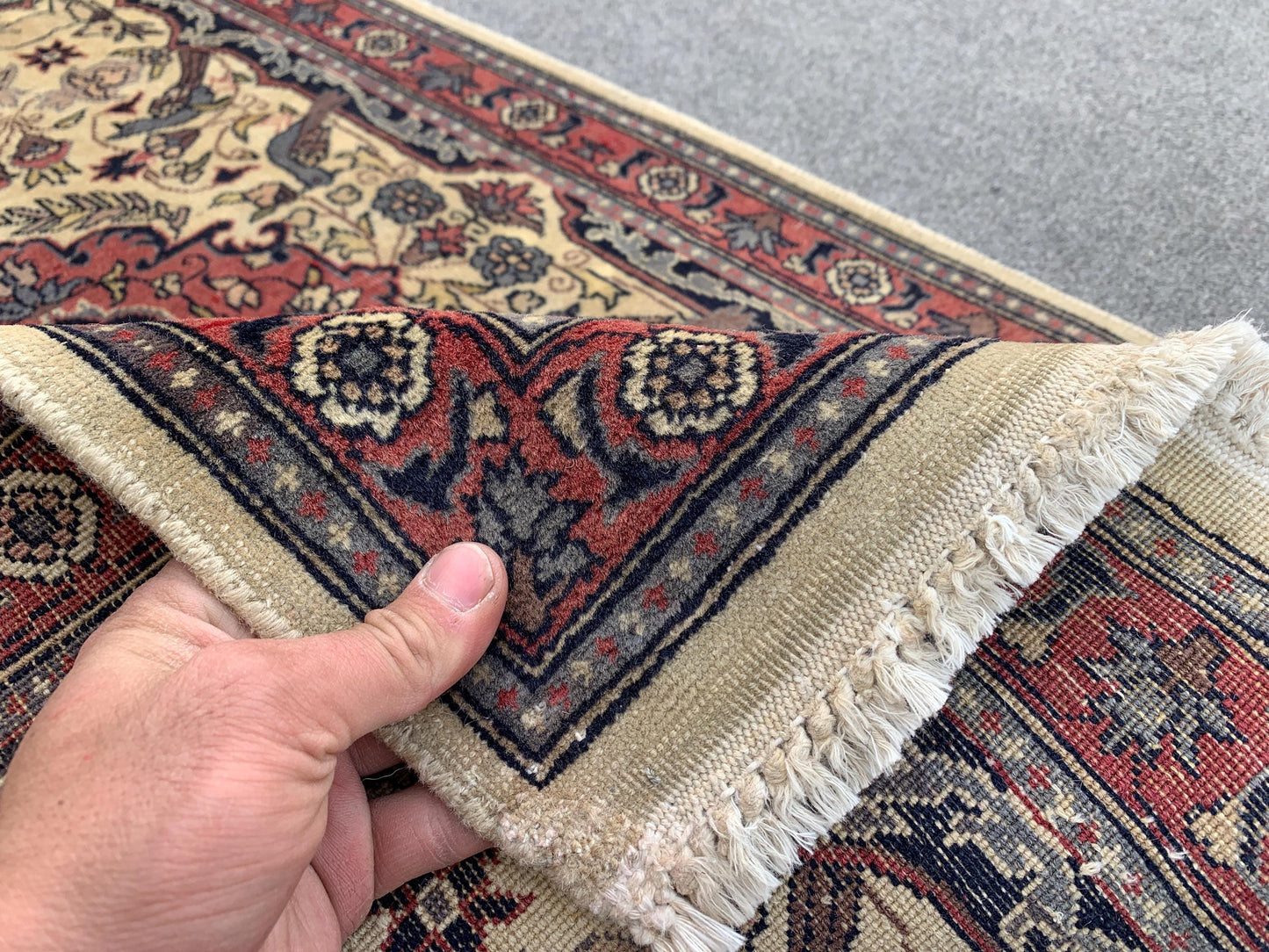 Animal Hunting Scene Rug, Small Pictorial Vintage Rug, Hand Knotted Wool Rug, Turkish design Rug, Home Decor Bedroom Rug Entryway Rug 2x3 ft