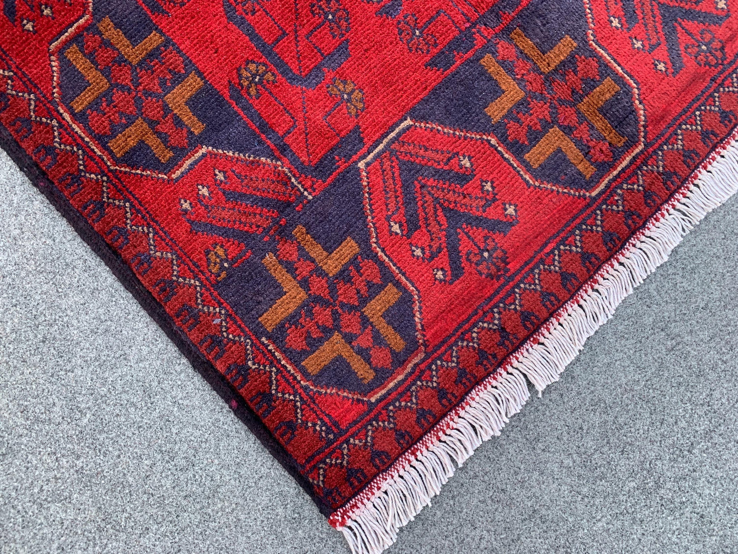 Afghan Bukhara design Rug, Afghan Handmade Rug, Khal Mohammadi Rug, Oriental Wool Rug, Home Decor Rug, Rugs for Kitchen Bedroom Rug 3x4 ft