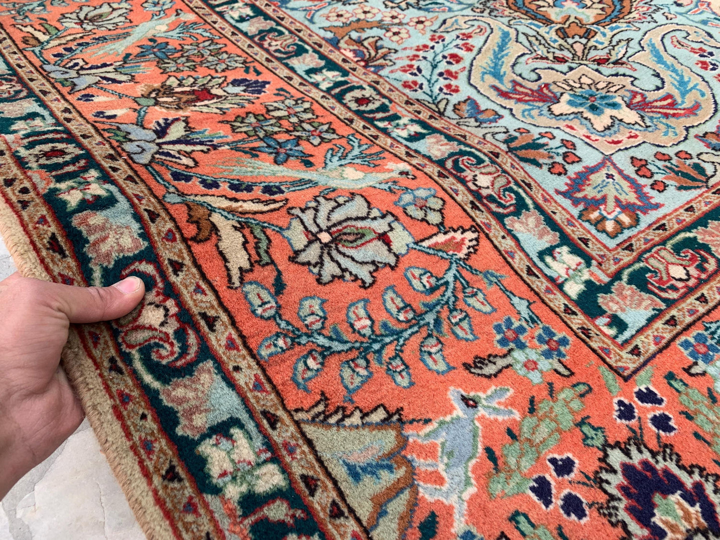 Vintage Pictorial Animal Rug, Turkish design Rug, Hand Knotted Wool Rug, Shikar Gah Rug, One of a kind Rug, Dining Room Living Room Rug 8x11