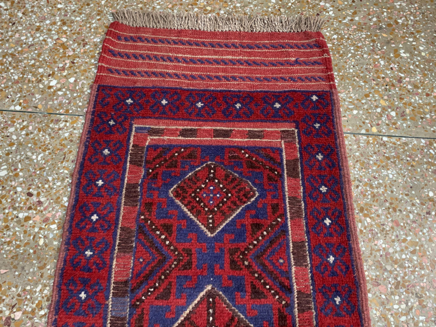 Famous Mashwani Runner Kilim Rug 2x9 ft Afghan Hand Knotted Wool Rug, New Herati Mashwani Kilim Rug, Geometric Kilim Rug Hallway Runner Rug.