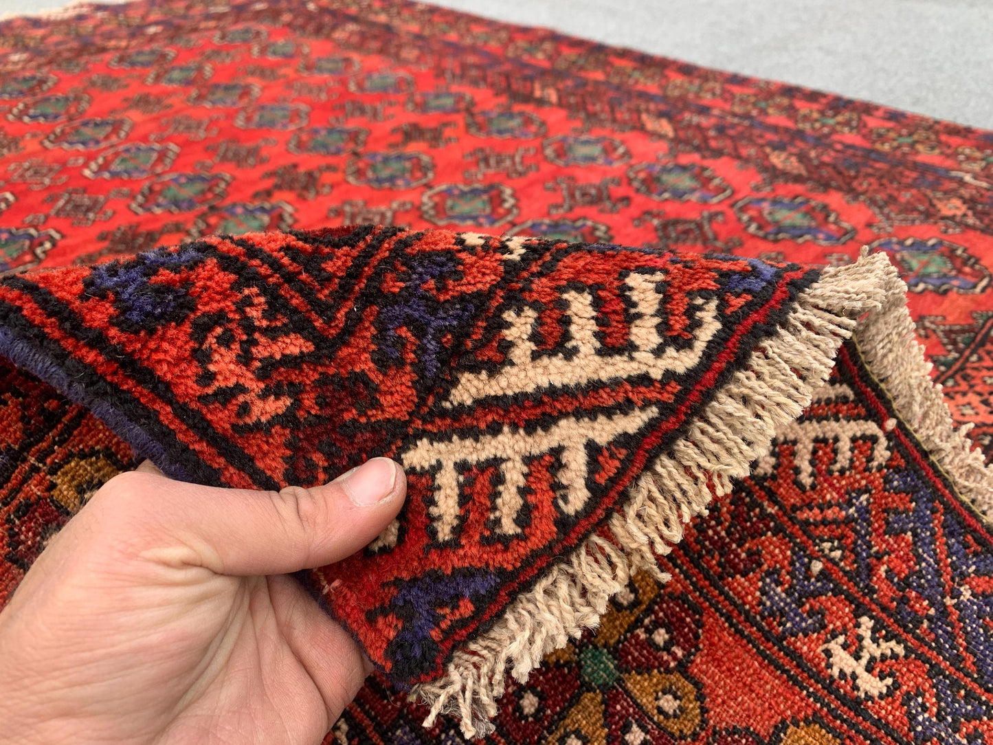 4x6 Famous HeratI Baluchi Rug, Afghan Handmade Rug. Mowri design Rug, Oriental Wool Rug Tribal Rug, Home Decor Rug, Living Room Bedroom Rug.