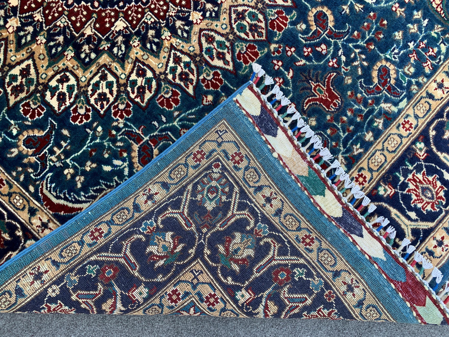 5x7 Ft Amazing Floral Rug, Natural Afghan Hand Knotted Rug, Geometric Area Rug, Good Pile Rug Oriental Wool Rug, Bedroom Rug Living Room Rug