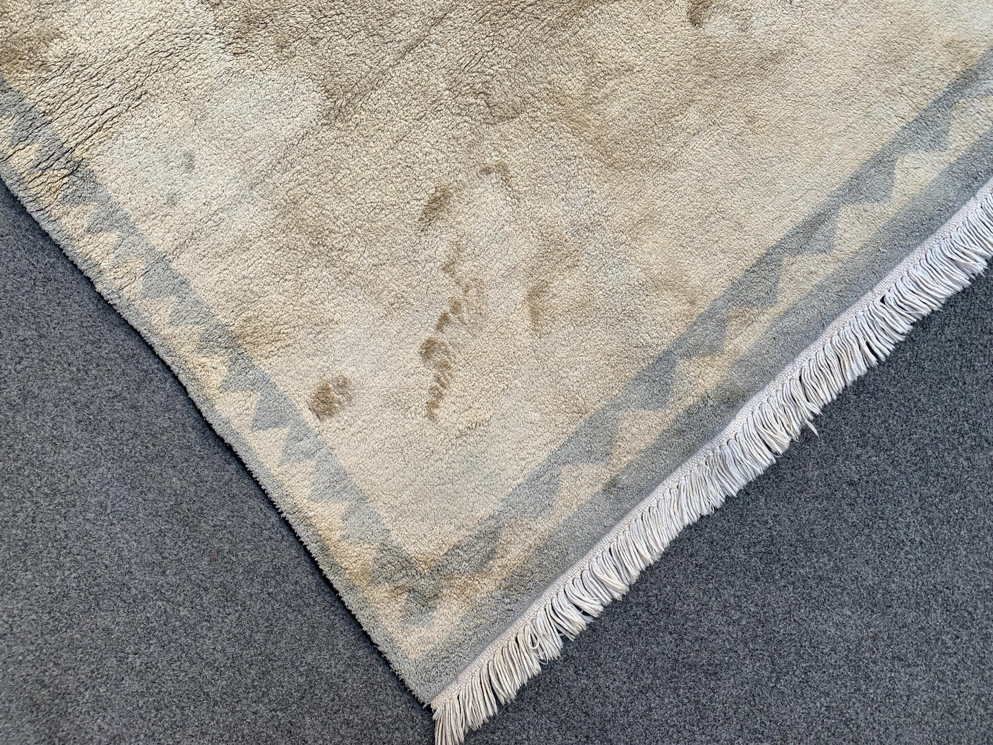 6x8 Ft Beige Yellow Silk Rug, Afghan Handmade Silk Rug, Geometric Area Rug, Turkmen Silk Rug, Fine Quality Rug, Bedroom Rug Living Room Rug.