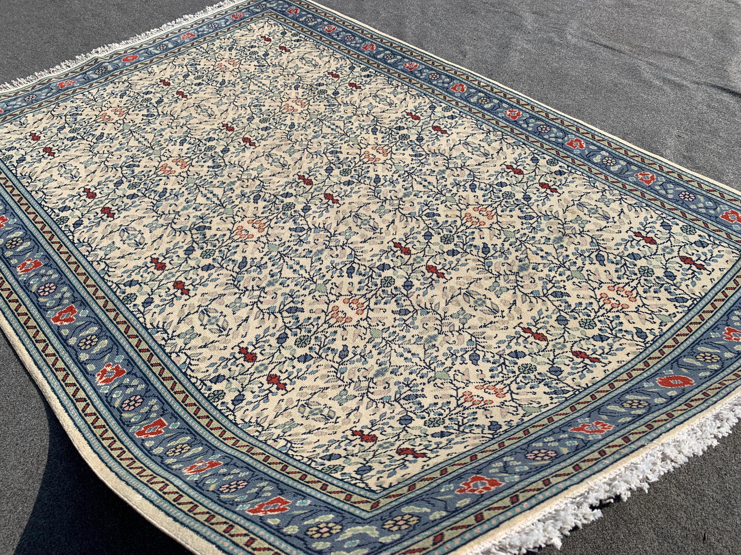 4x6 Ft Amazing Afghan Rug, Natural Hand Knotted Wool Rug, Floral Rug Oriental Turkmen Rug, Home Decor Rug, Rugs for Bedroom Living Room Rug.