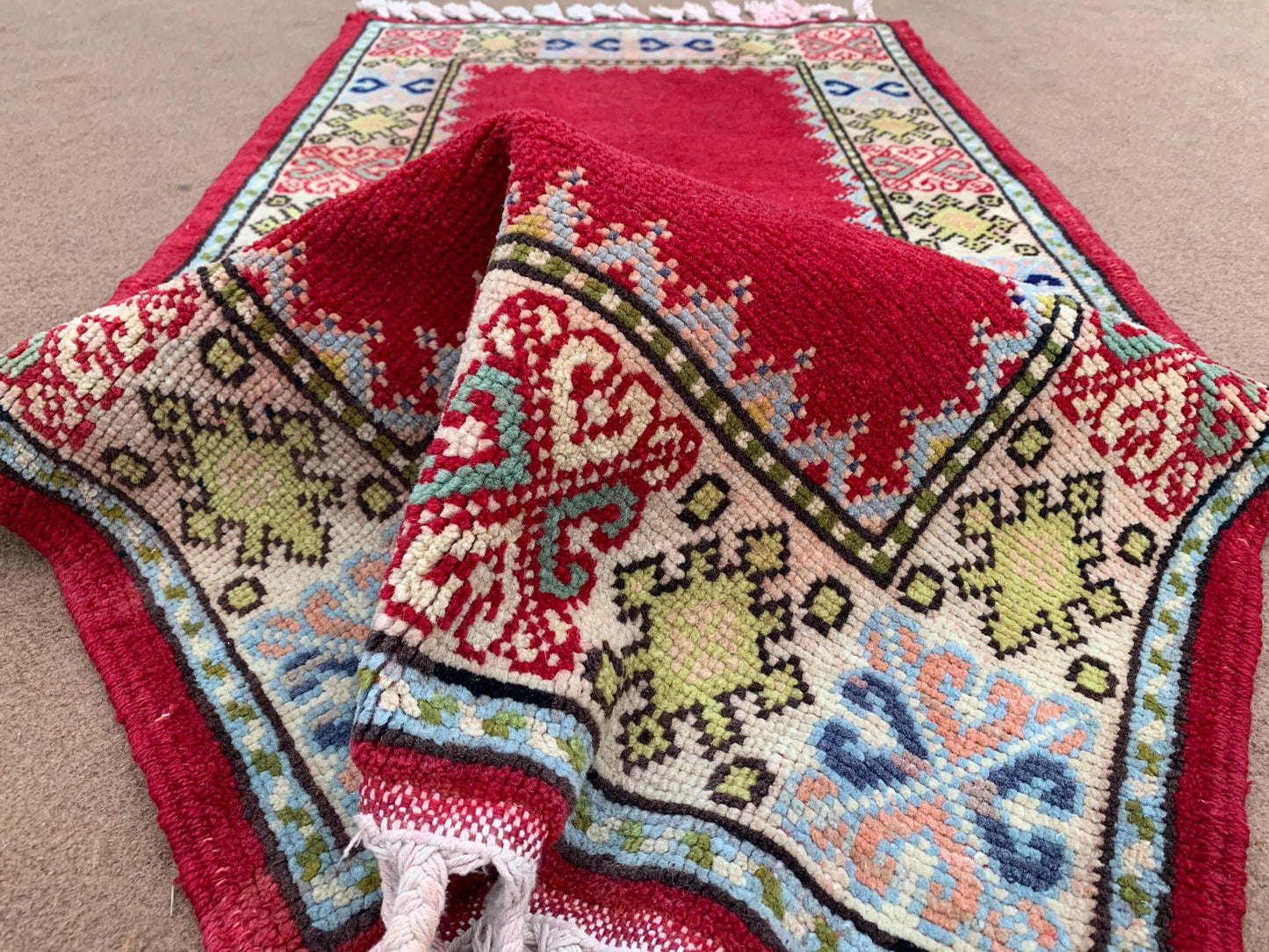 2x4 Small Rug, Afghan Handmade Rug, Geometric Area Rug, Vintage Rug, Oriental Rug, Tribal Rug, Small Gift Rug, Rugs for Bedroom Hallway Rug.