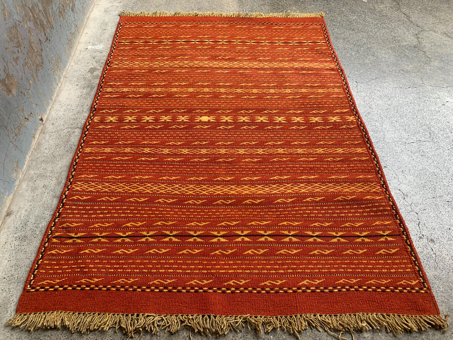 3x5 Vintage kilim Rug, Laghari design kilim Rug, Afghan Handmade kilim Rug, Flatweave kilim Rug, Oriental Rug, Rugs for Bedroom Hallway Rug.