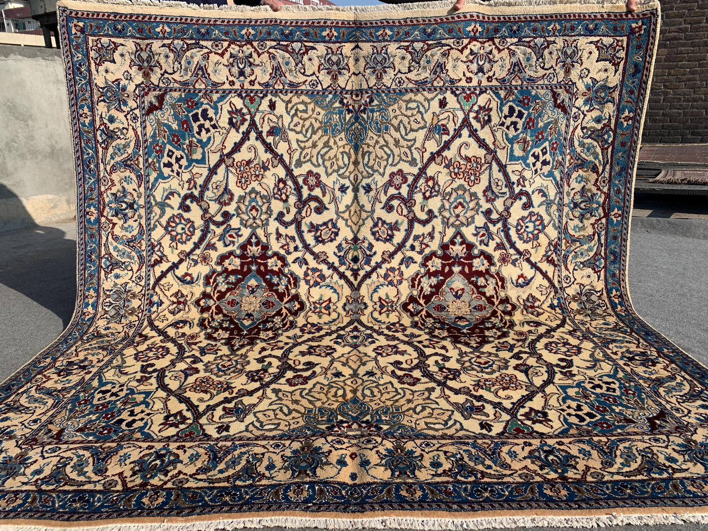 6x6 Square Rug, Natural Afghan Handmade Vintage Wool Rug, Geometric Area Rug, High Quality Rug, 190x190 Cm, Bedroom Rug, Living Room Rug etc