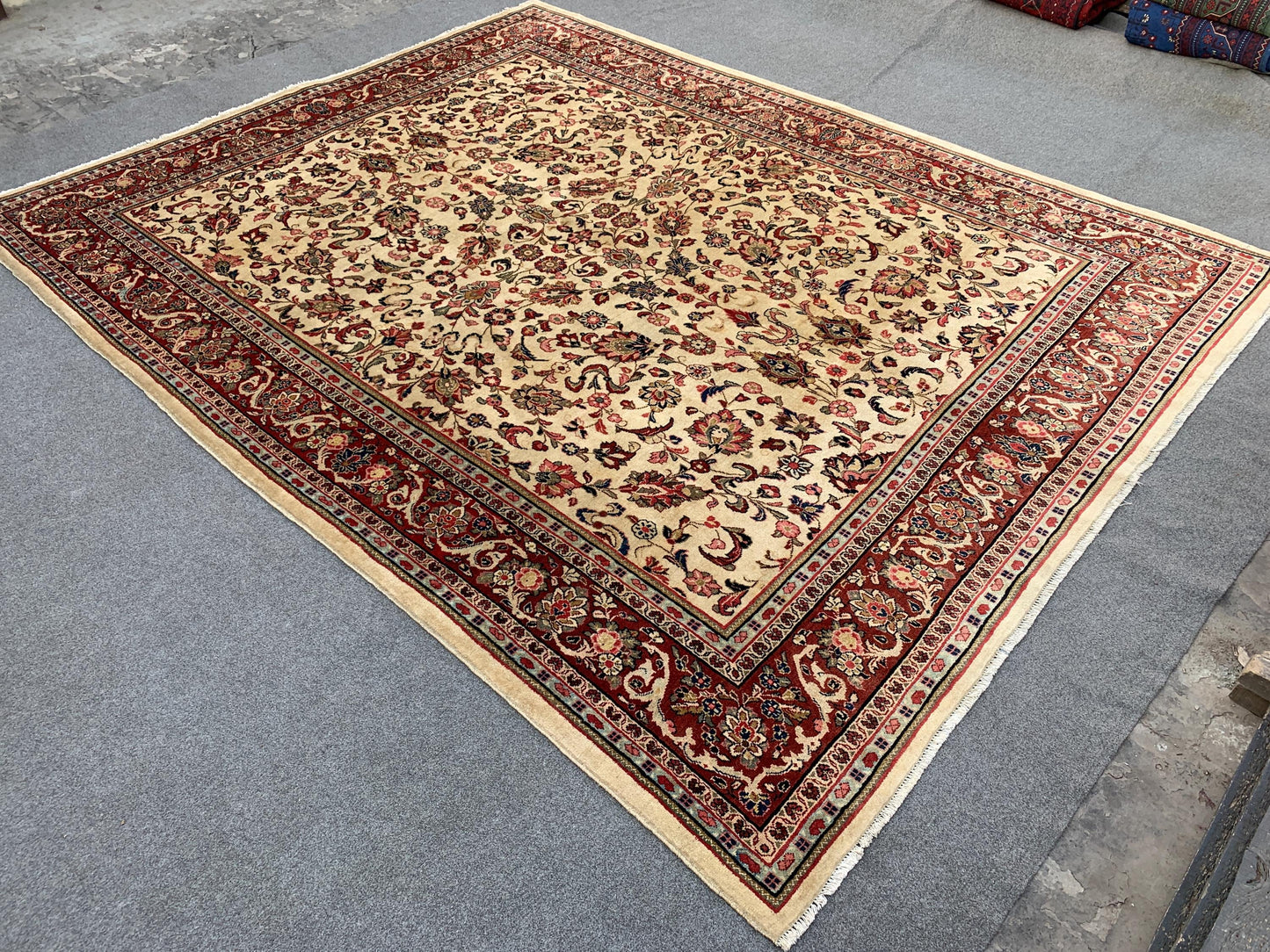 Amazing Afghan High Quality Rug 8x10 Ft Natural Hand Knotted Wool Rug, Florals design Rug, Good Pile Vintage Rug Bedroom Rug Living Room Rug