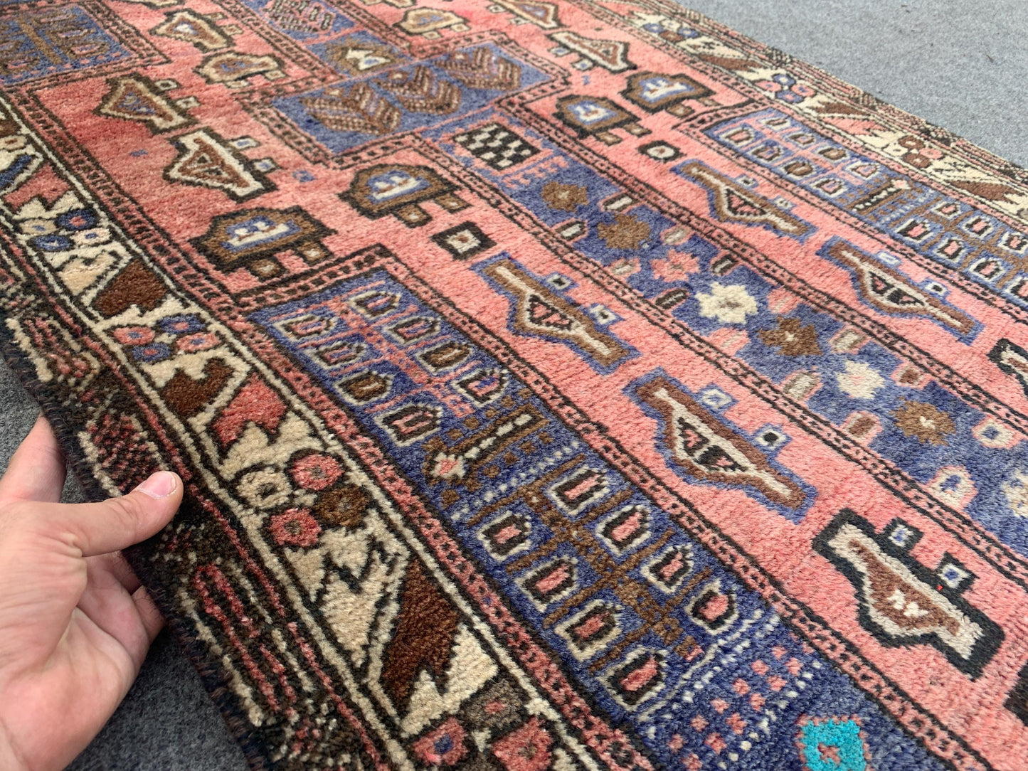 3x4 Ft Antique Rug, Pictorial Rug, Afghan Hand Knotted Rug, Oriental Wool Rug, Vintage Rug, Best for Kids Room Rug, Bedroom Rug, Office Rug.