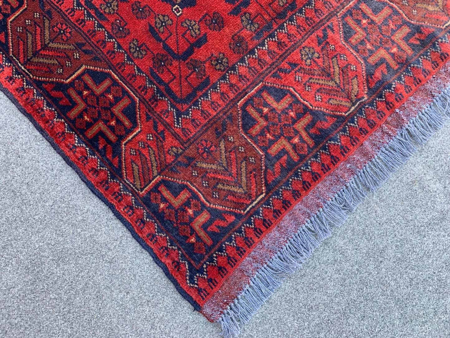 3x5 Ft Vintage Bukhara Rug, Afghan Handmade Wool Rug, Khal Muhammadi Rug, Oriental Rug, Home Decor Rug, Rugs for Bedroom Kitchen Hallway Rug