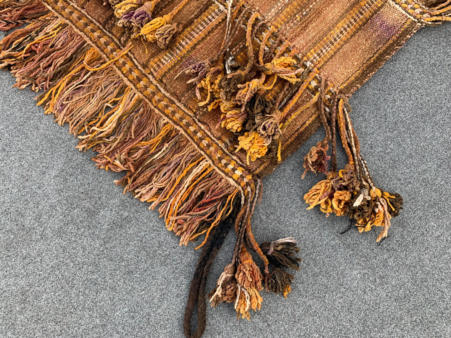 Antique Wall Hanging Rug, 2x2 Ft Afghan Jalar Rug, Hand knotted Vintage Wool Rug, Turkmen Jalar Rug, Wall Decor Rug, Oriental Area Rug etc.