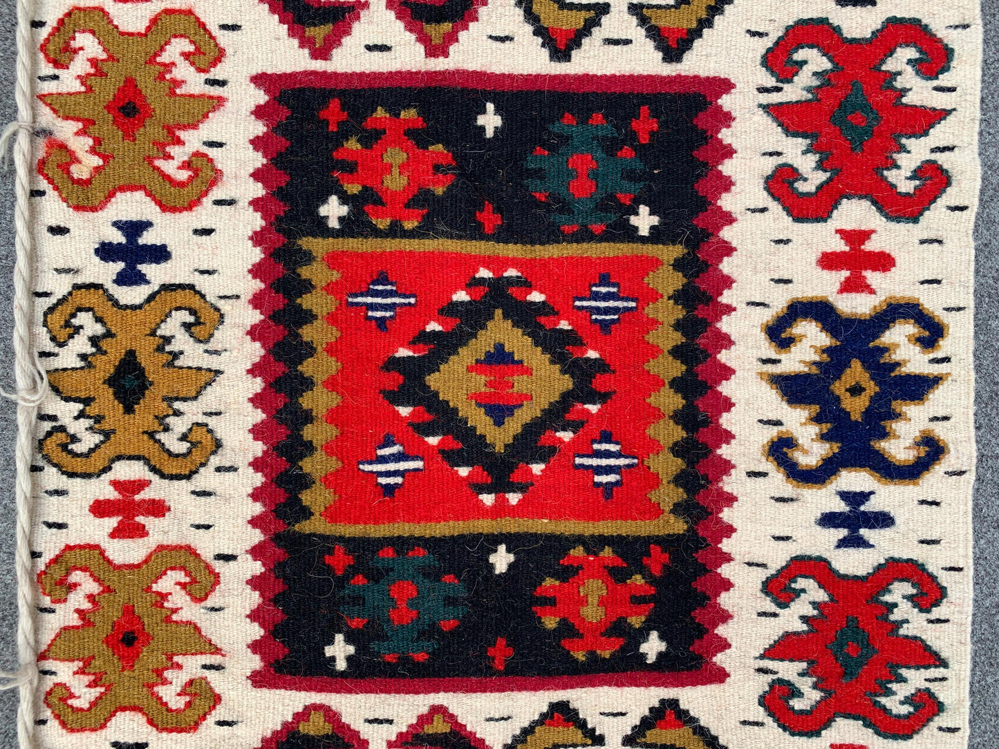 Runner kilim Rug 2x6 Ft Vintage Turkish design kilim Rug, Natural Hand knotted Runner kilim Rug, Oriental Wool kilim Rug, Hallway Runner Rug