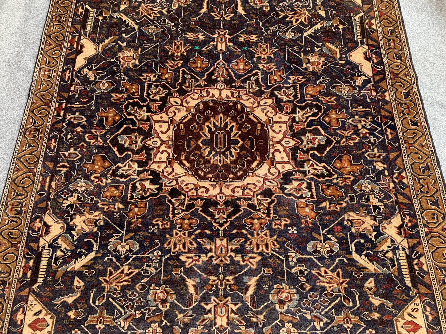 Vintage Afghan Rug 5x7 Hand knotted Wool Rug, One of a kind Antique Rug, Oriental Baluchi Area Rug, Best for Living Room Bedroom Office Rug.