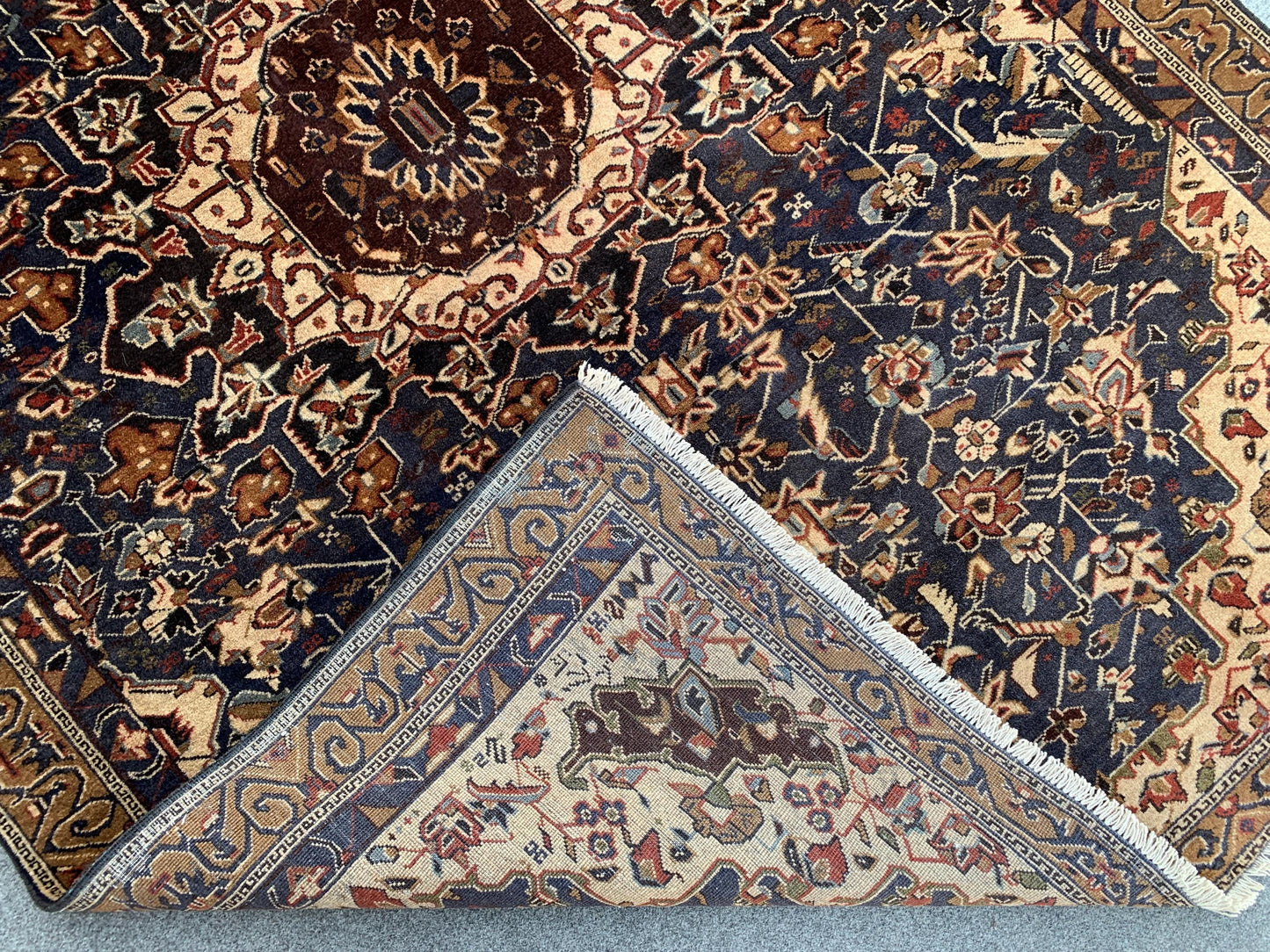 Vintage Afghan Rug 5x7 Hand knotted Wool Rug, One of a kind Antique Rug, Oriental Baluchi Area Rug, Best for Living Room Bedroom Office Rug.